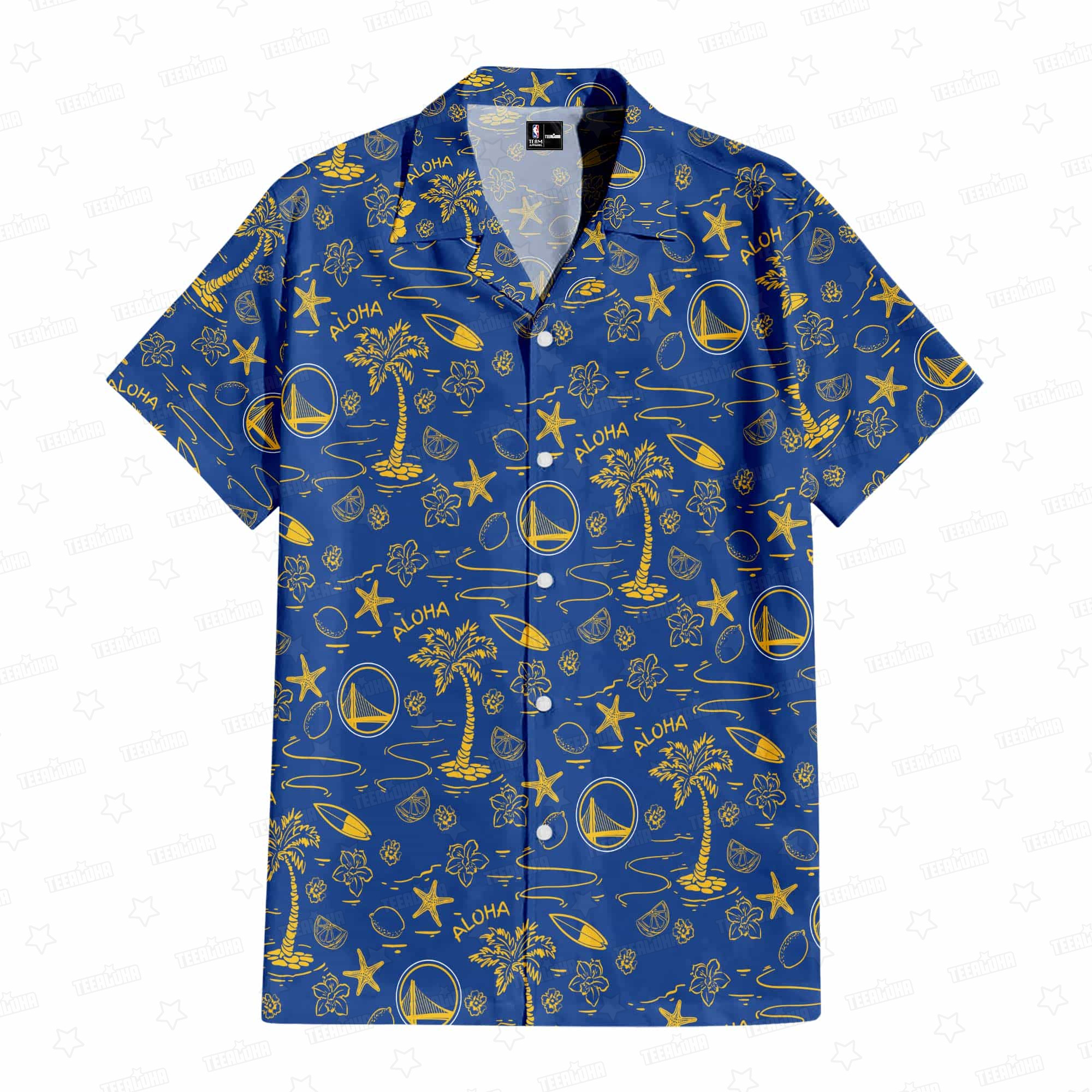 Golden State Warriors Tropical Breeze Hawaiian Shirt – TeeAloha
