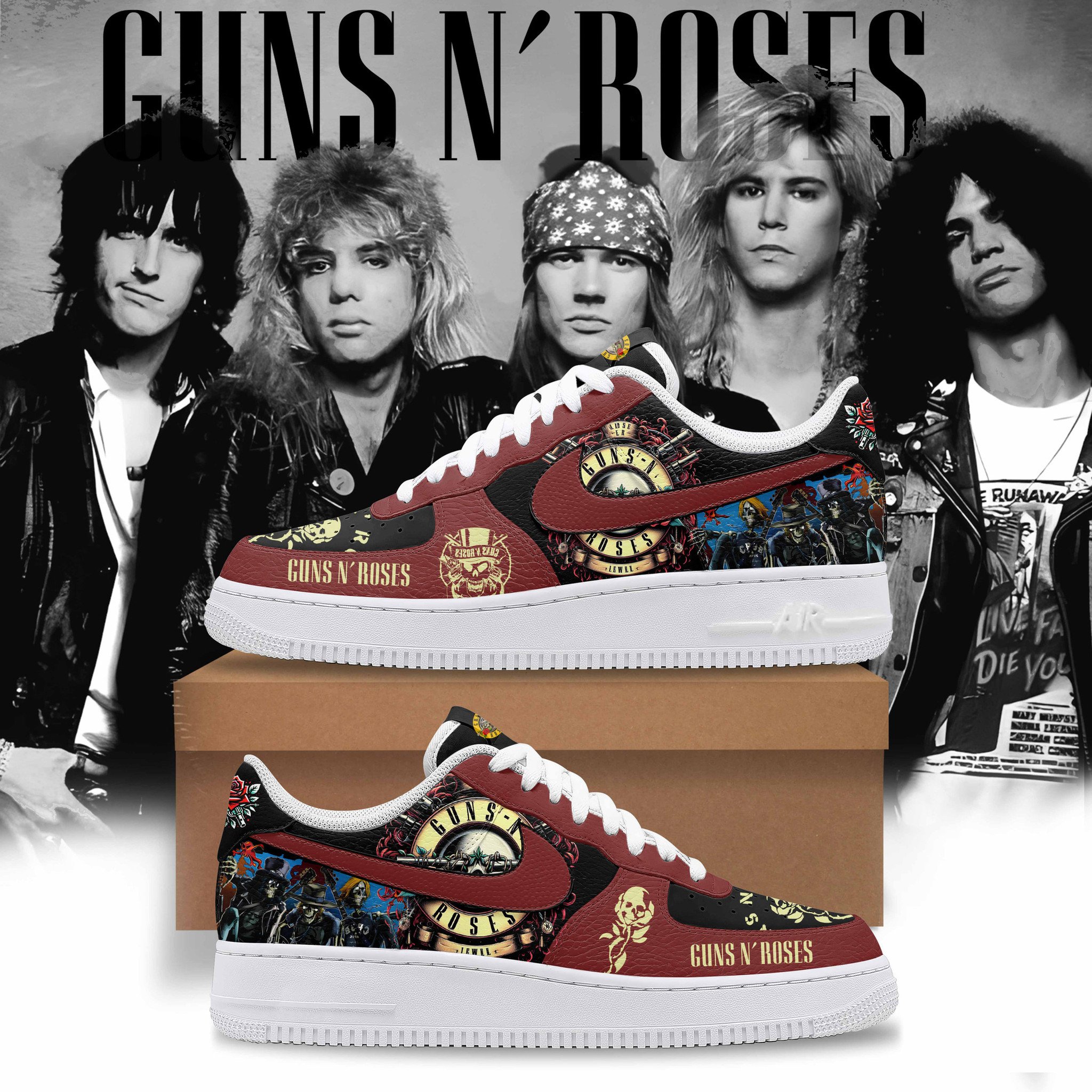 Guns N’ Roses Premium Af1 Sneaker LZ 106193