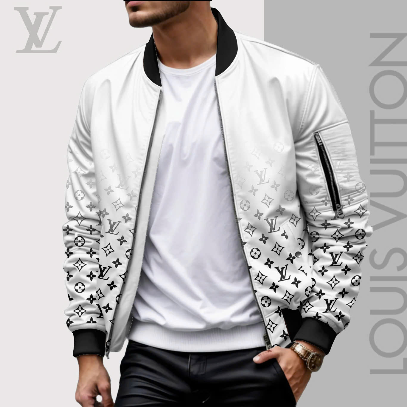 High Quality Limited Edition Bomber Jacket Luxury Brand Unisex 2025 LL240922001