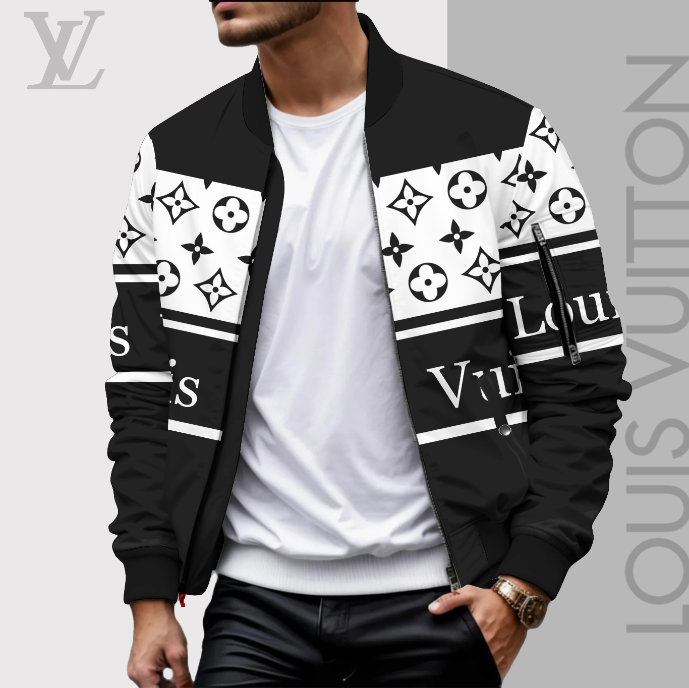 High Quality Limited Edition Bomber Jacket Luxury Brand Unisex 2025 LL240922002