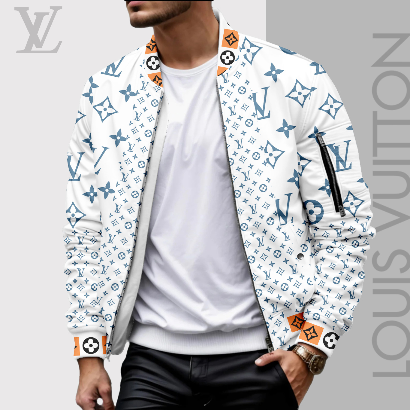 High Quality Limited Edition Bomber Jacket Luxury Brand Unisex 2025 LL240922003