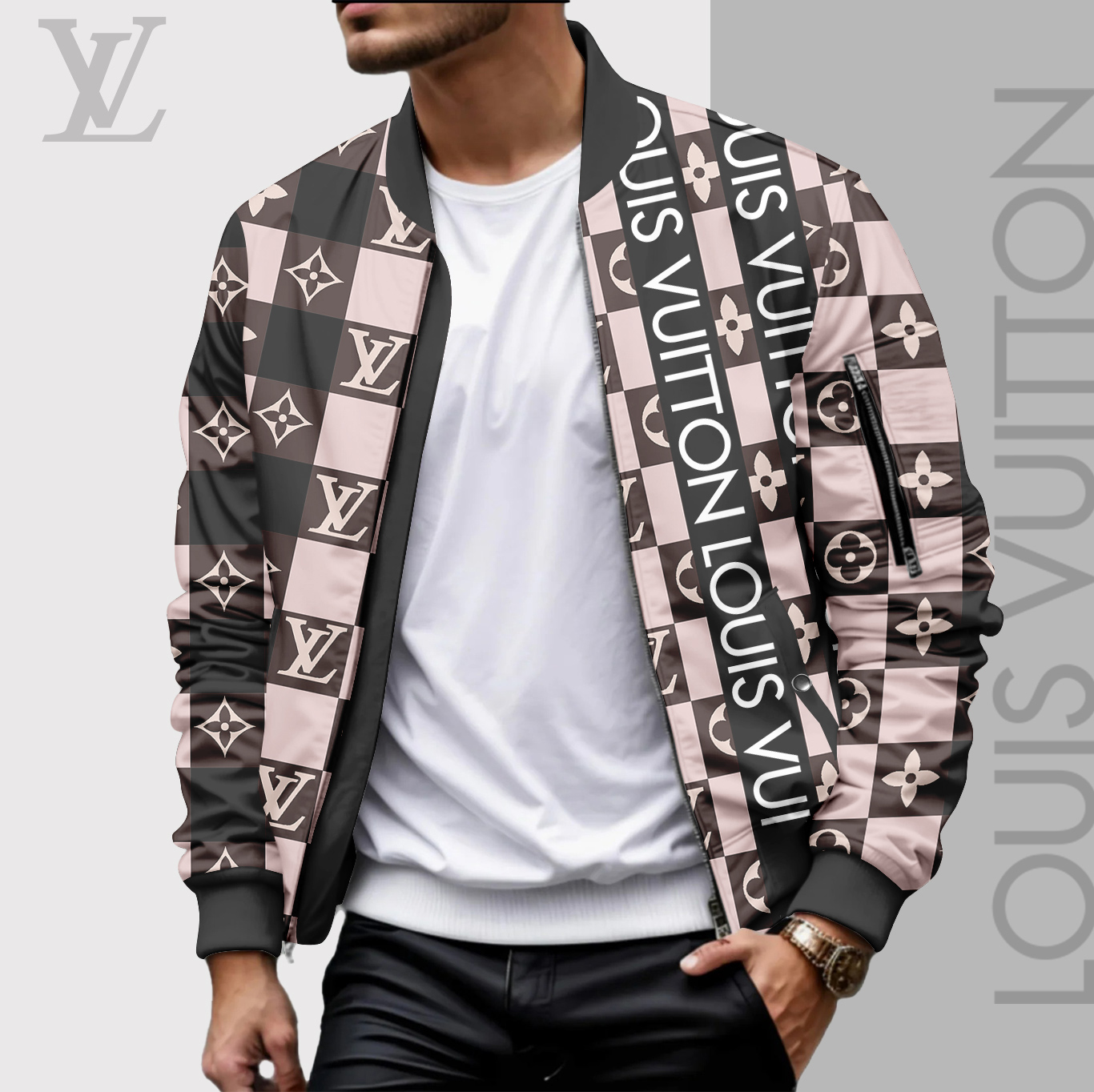 High Quality Limited Edition Bomber Jacket Luxury Brand Unisex 2025 LL240922005