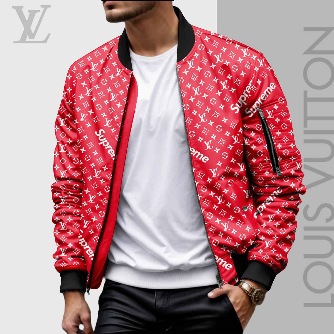 High Quality Limited Edition Bomber Jacket Luxury Brand Unisex 2025 LL240922006
