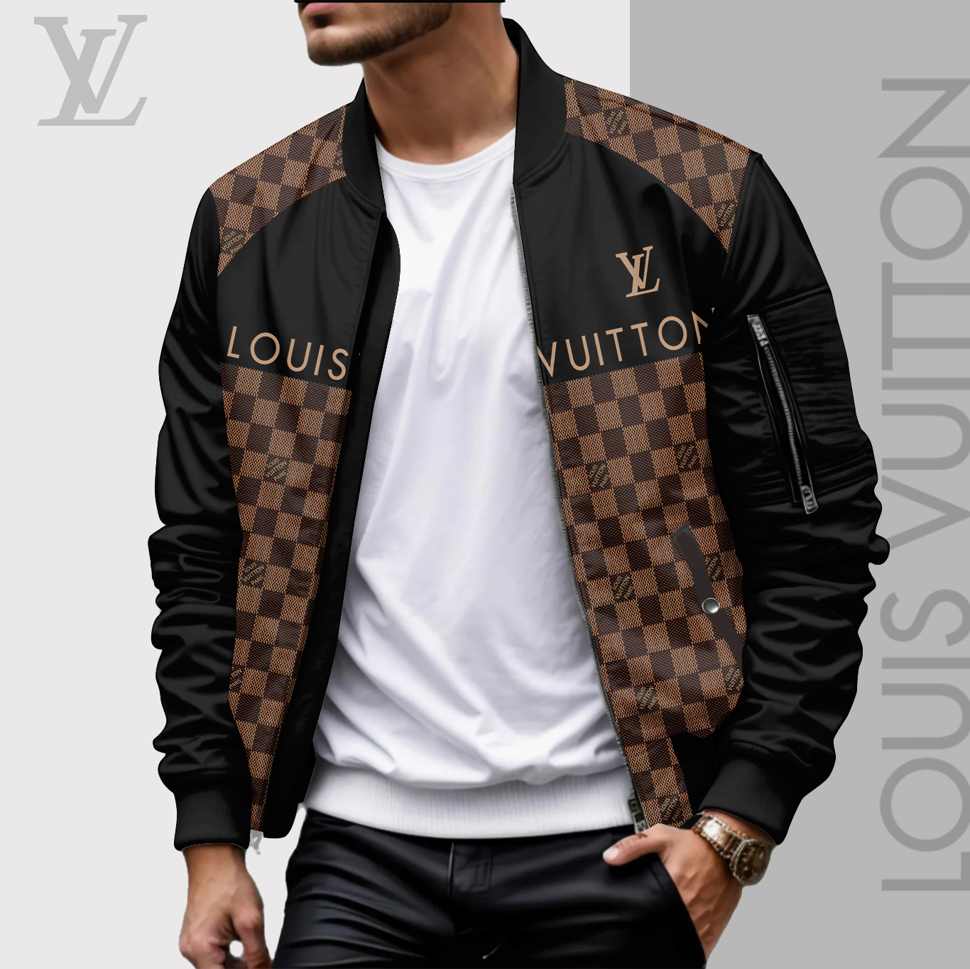 High Quality Limited Edition Bomber Jacket Luxury Brand Unisex 2025 LL240922010