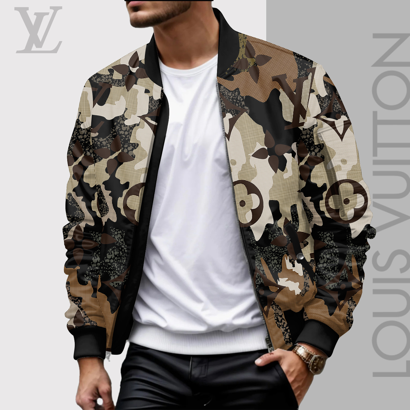 High Quality Limited Edition Bomber Jacket Luxury Brand Unisex 2025 LL240922011