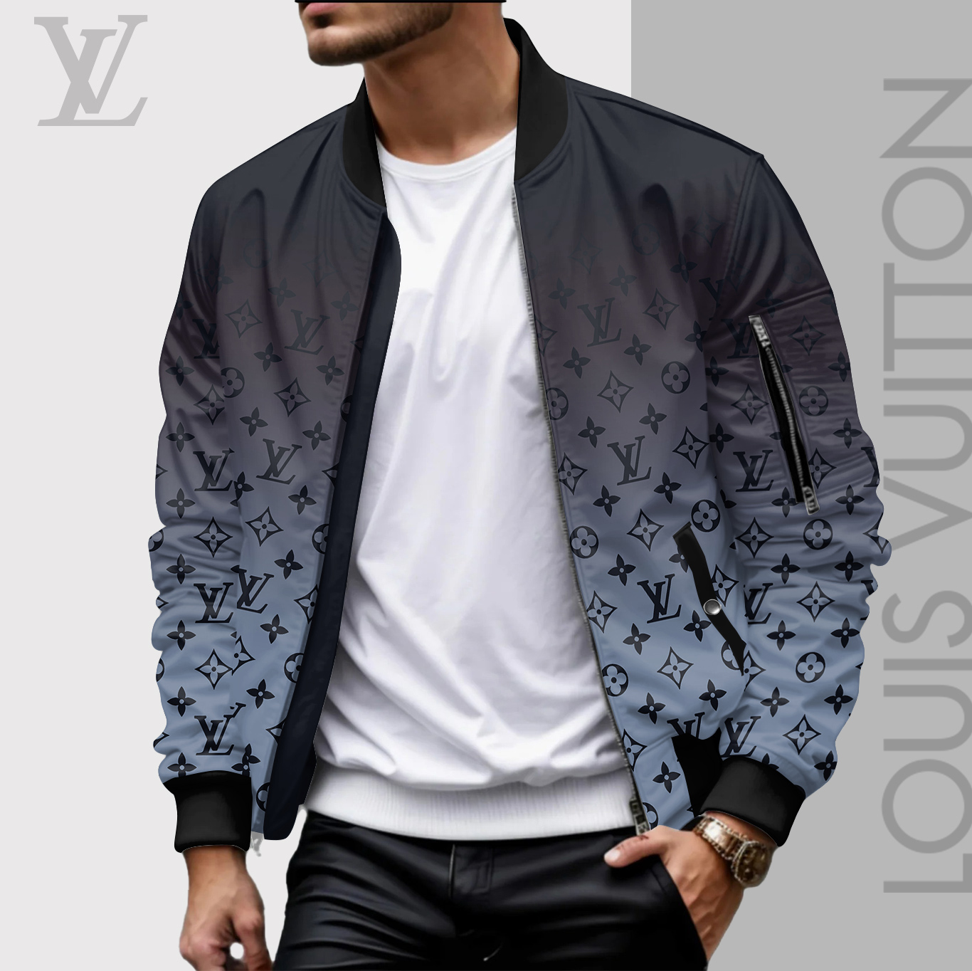 High Quality Limited Edition Bomber Jacket Luxury Brand Unisex 2025 LL240922012