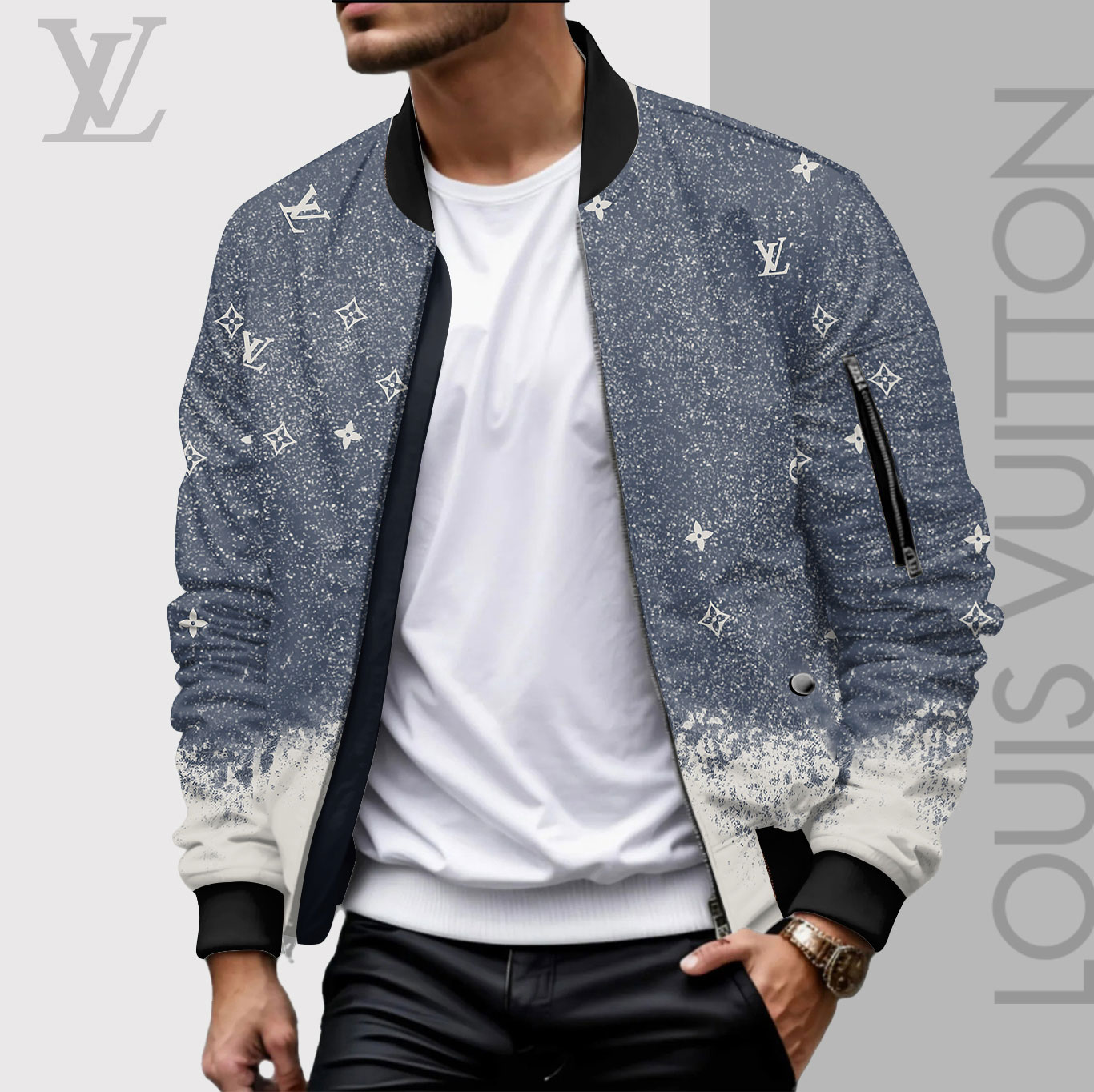 High Quality Limited Edition Bomber Jacket Luxury Brand Unisex 2025 LL240922013