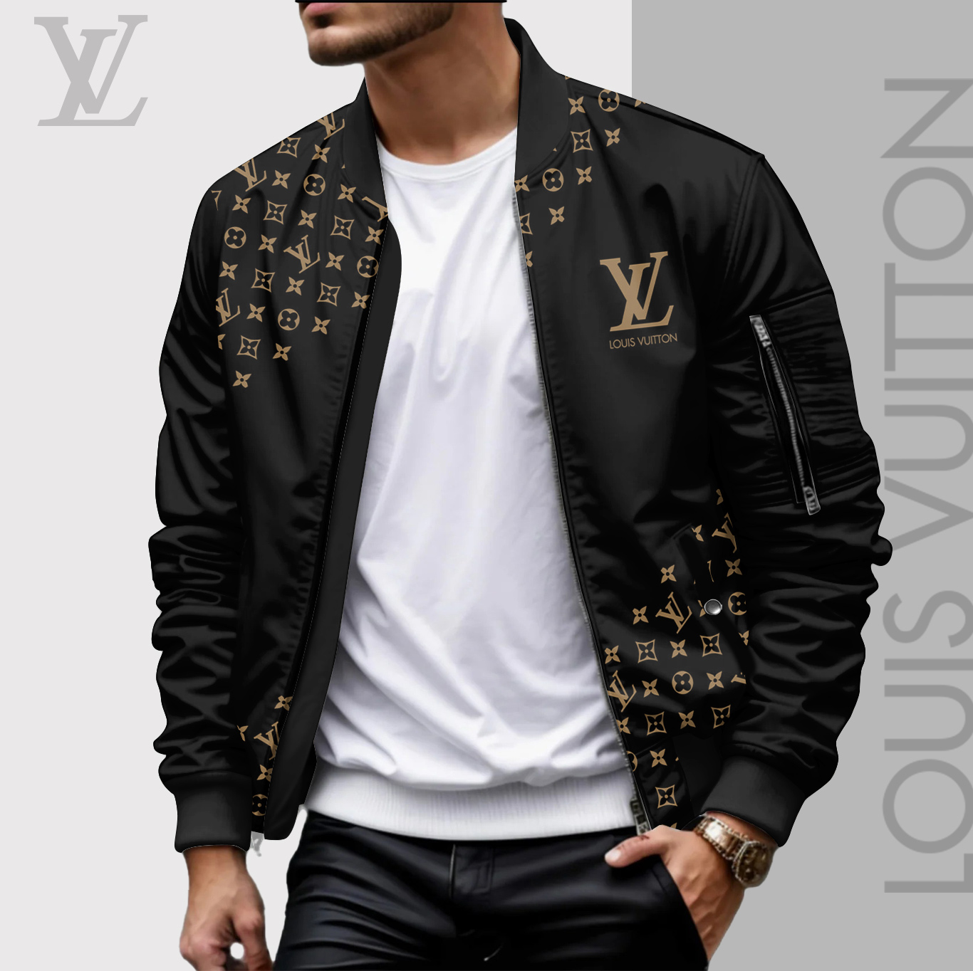 High Quality Limited Edition Bomber Jacket Luxury Brand Unisex 2025 LL240922016