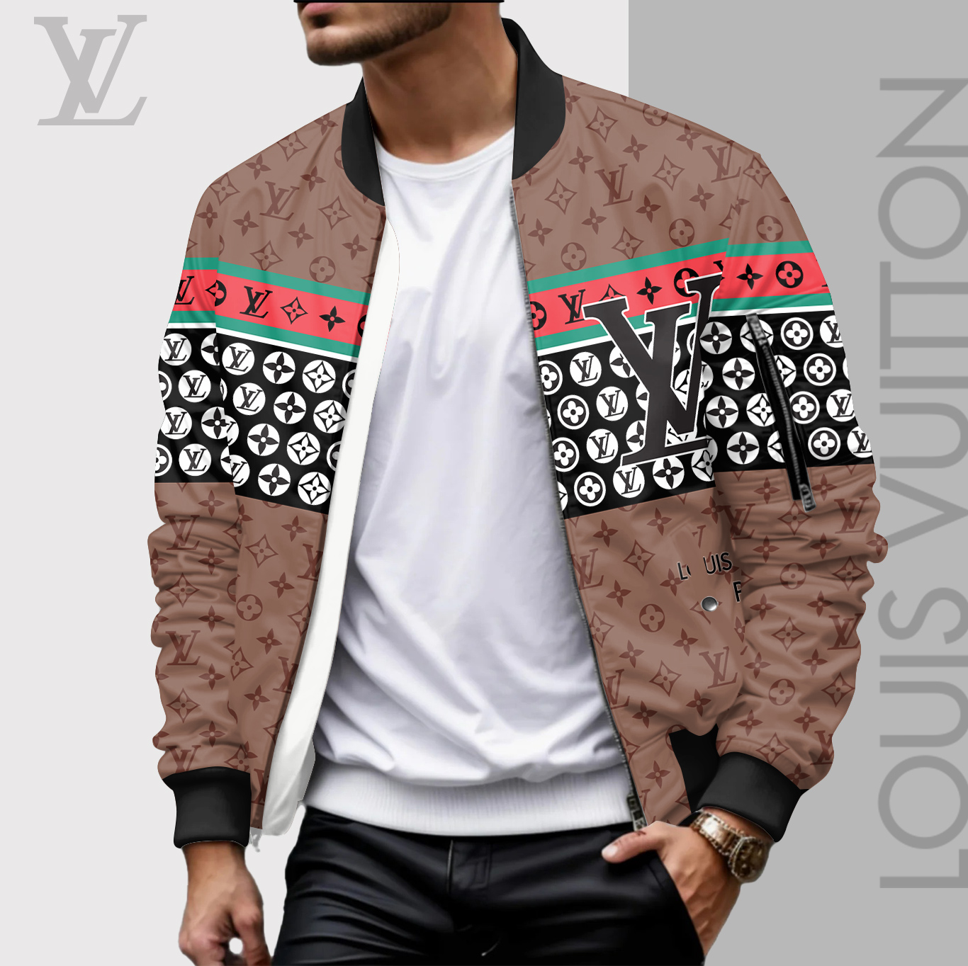 High Quality Limited Edition Bomber Jacket Luxury Brand Unisex 2025 LL240922018