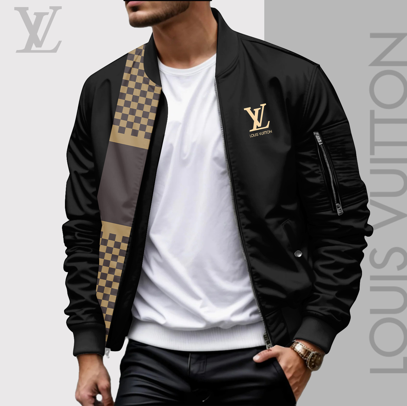 High Quality Limited Edition Bomber Jacket Luxury Brand Unisex 2025 LL240922019