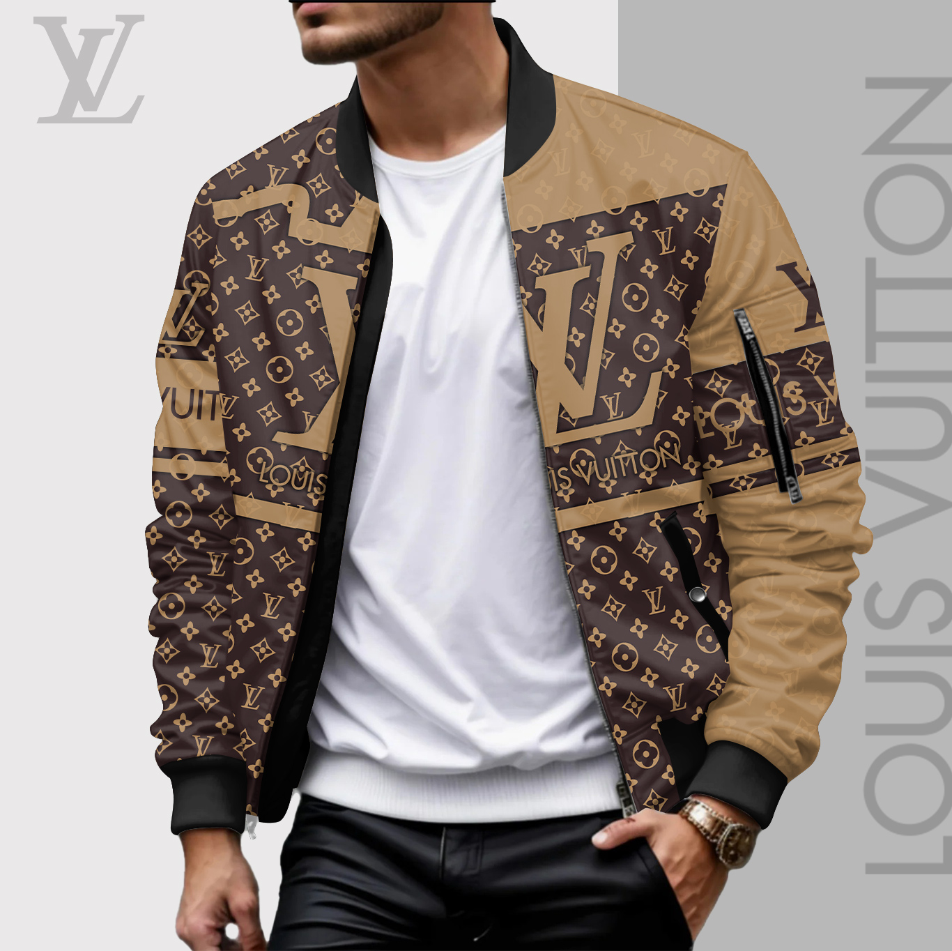 High Quality Limited Edition Bomber Jacket Luxury Brand Unisex 2025 LL240922020
