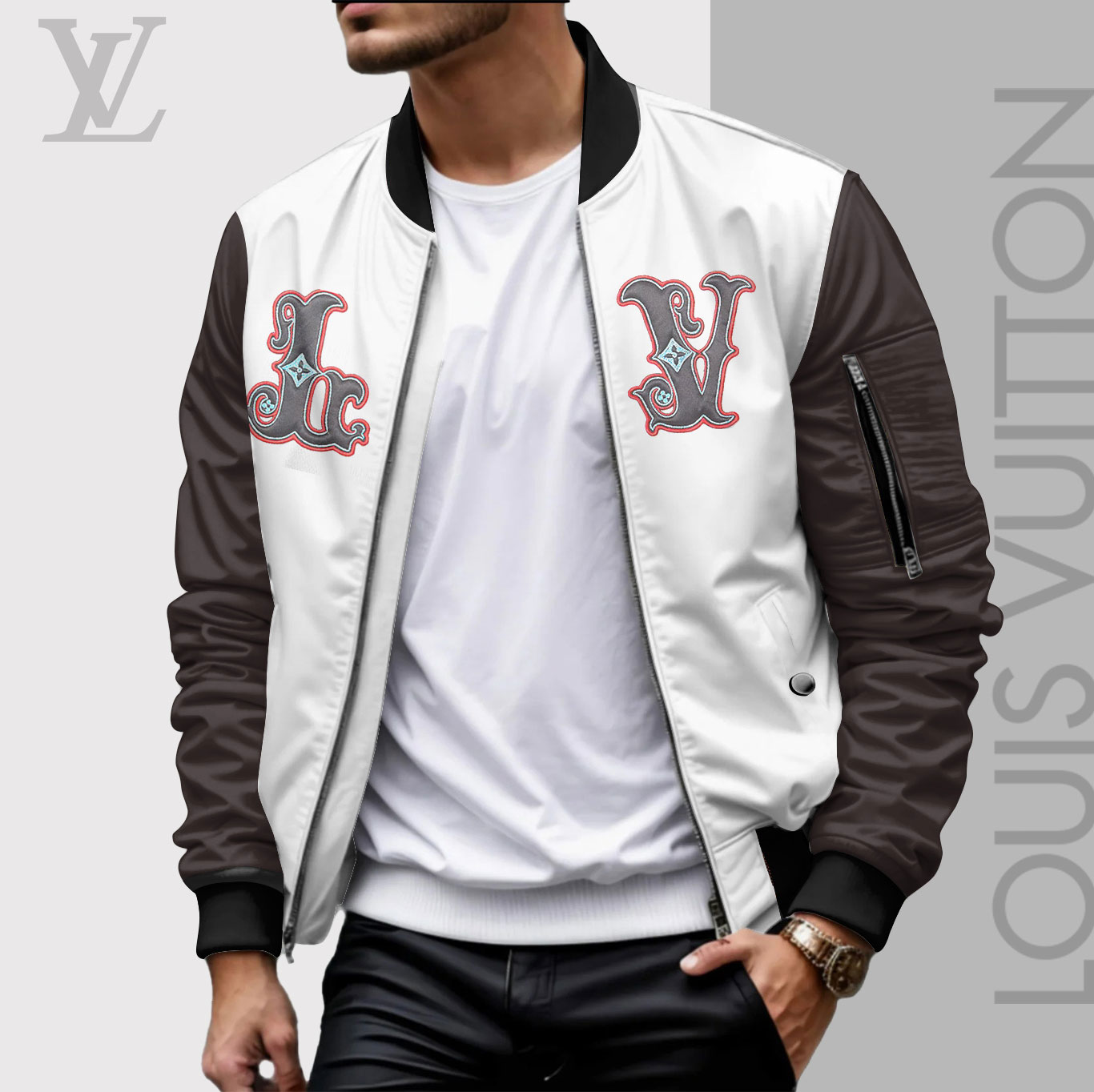 High Quality Limited Edition Bomber Jacket Luxury Brand Unisex 2025 LL240922021