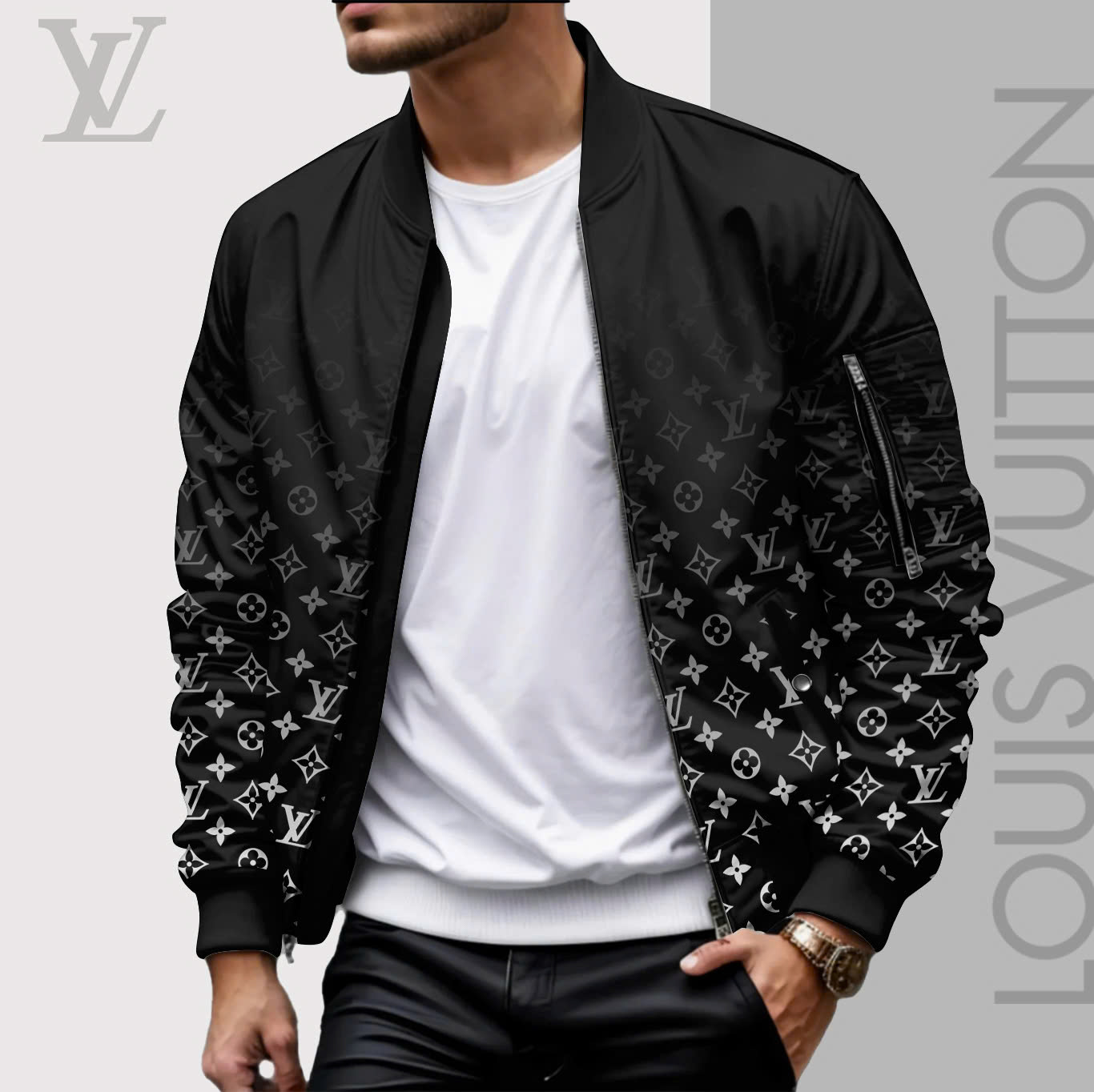High Quality Limited Edition Bomber Jacket Luxury Brand Unisex 2025 LL240922021Q