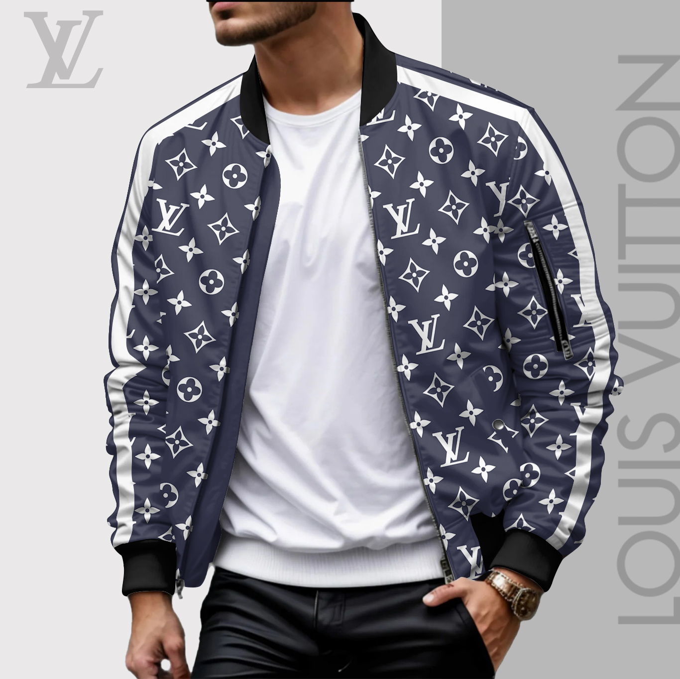 High Quality Limited Edition Bomber Jacket Luxury Brand Unisex 2025 LL240922022