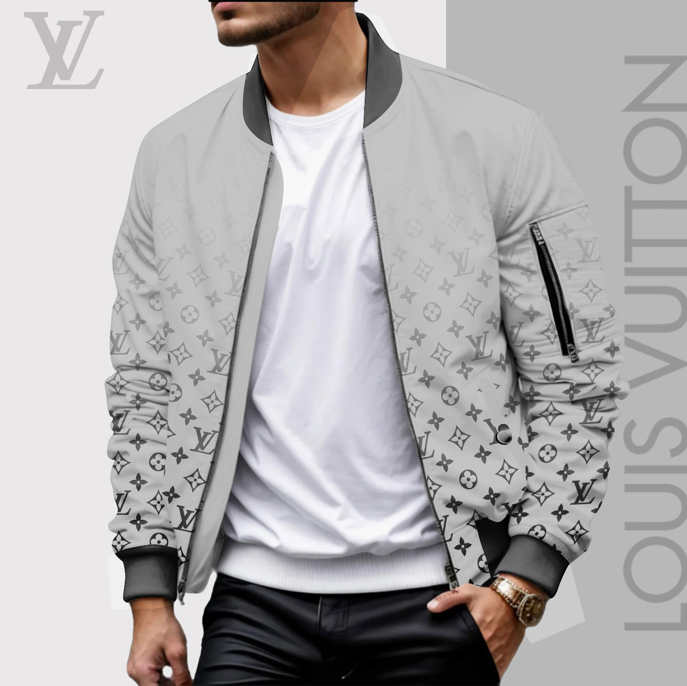 High Quality Limited Edition Bomber Jacket Luxury Brand Unisex 2025 LL240922022Q