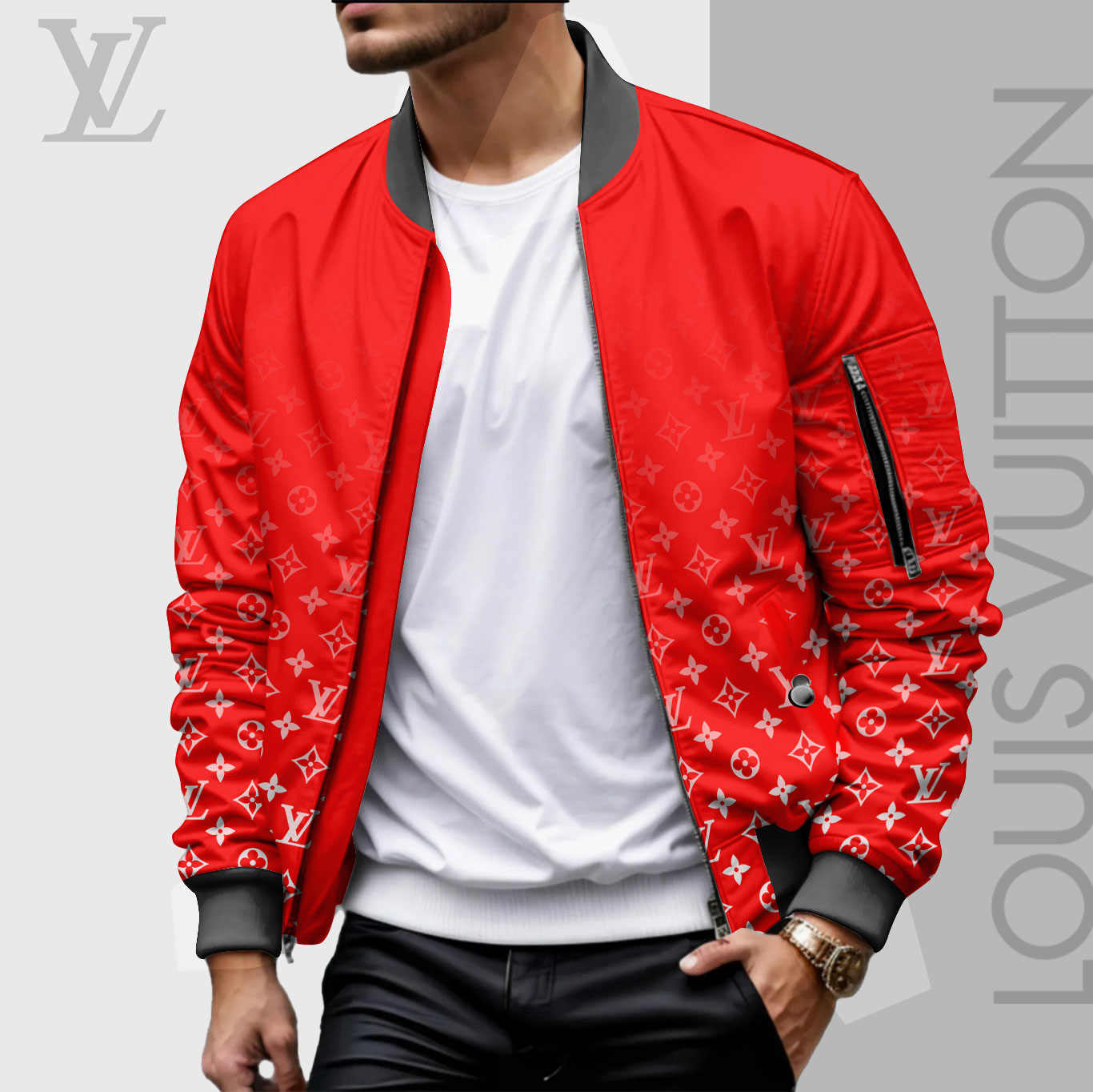 High Quality Limited Edition Bomber Jacket Luxury Brand Unisex 2025 LL240922023