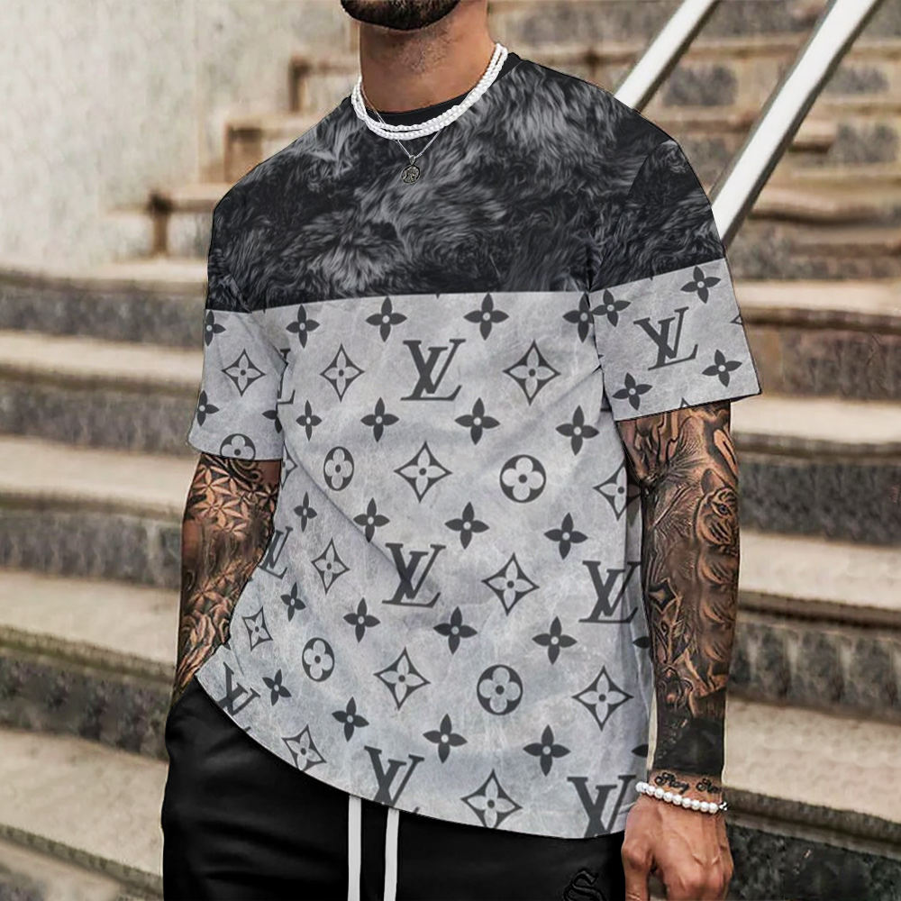 High Quality Printed Men’s 3D T-Shirt-HP240626011