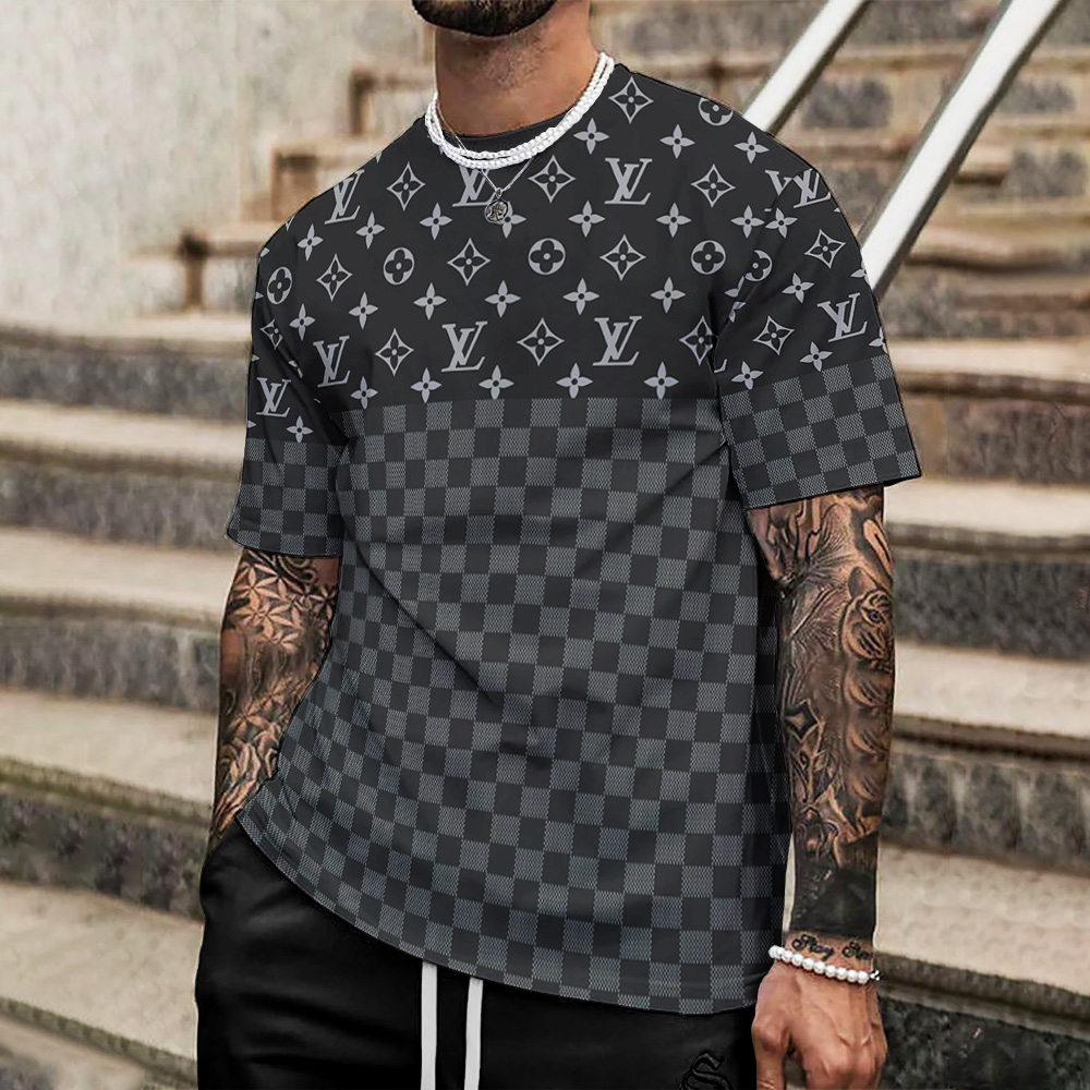 High Quality Printed Men’s 3D T-Shirt-HP240626017