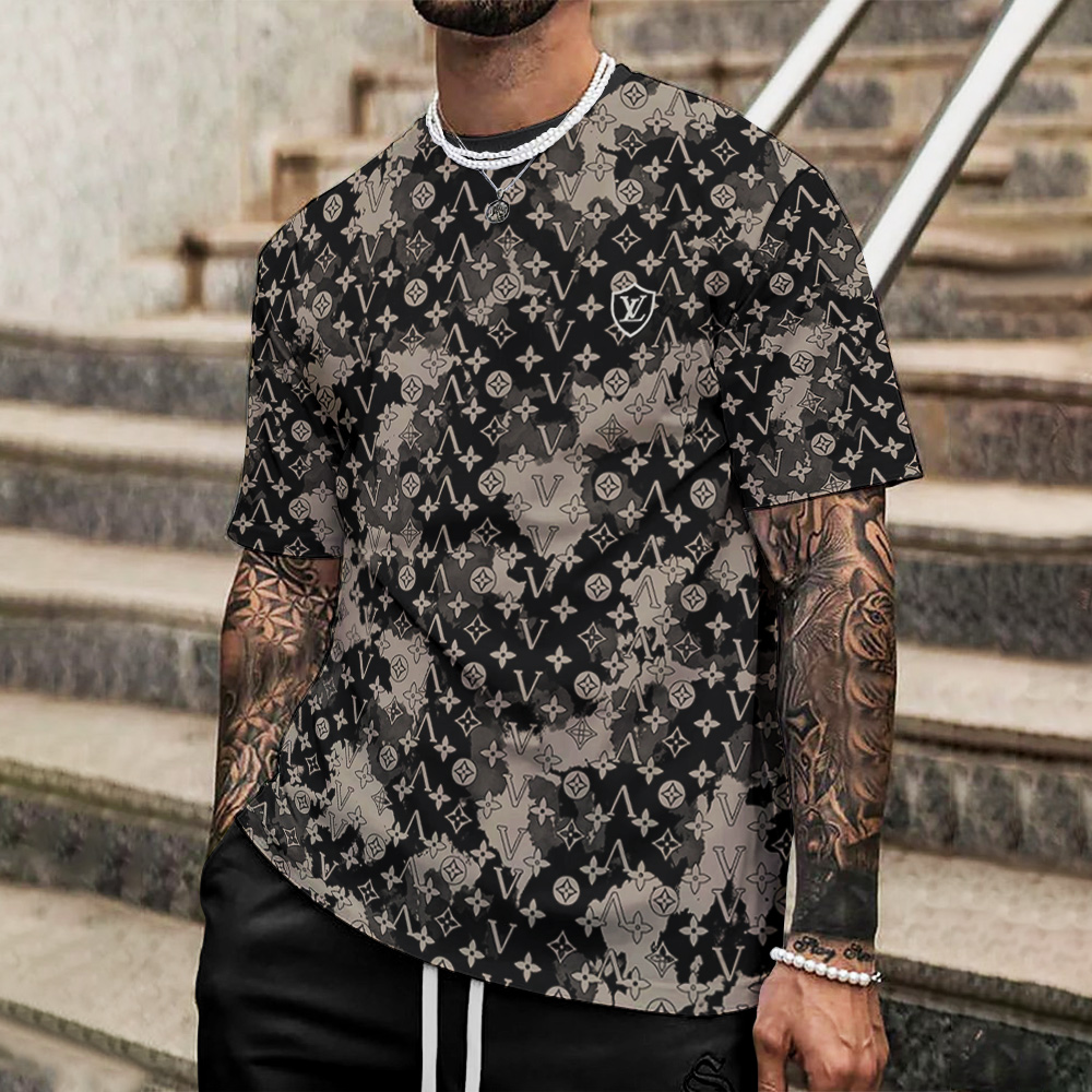 High Quality Printed Men’s 3D T-Shirt-HP240626018