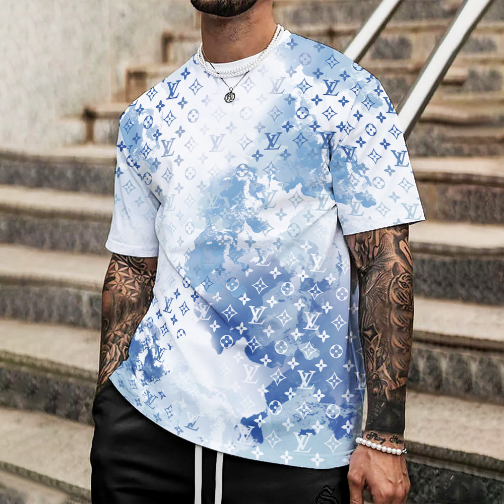 High Quality Printed Men’s 3D T-Shirt-HP24062602