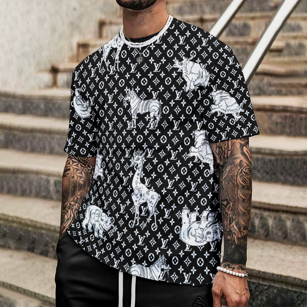 High Quality Printed Men’s 3D T-Shirt-HP240626022