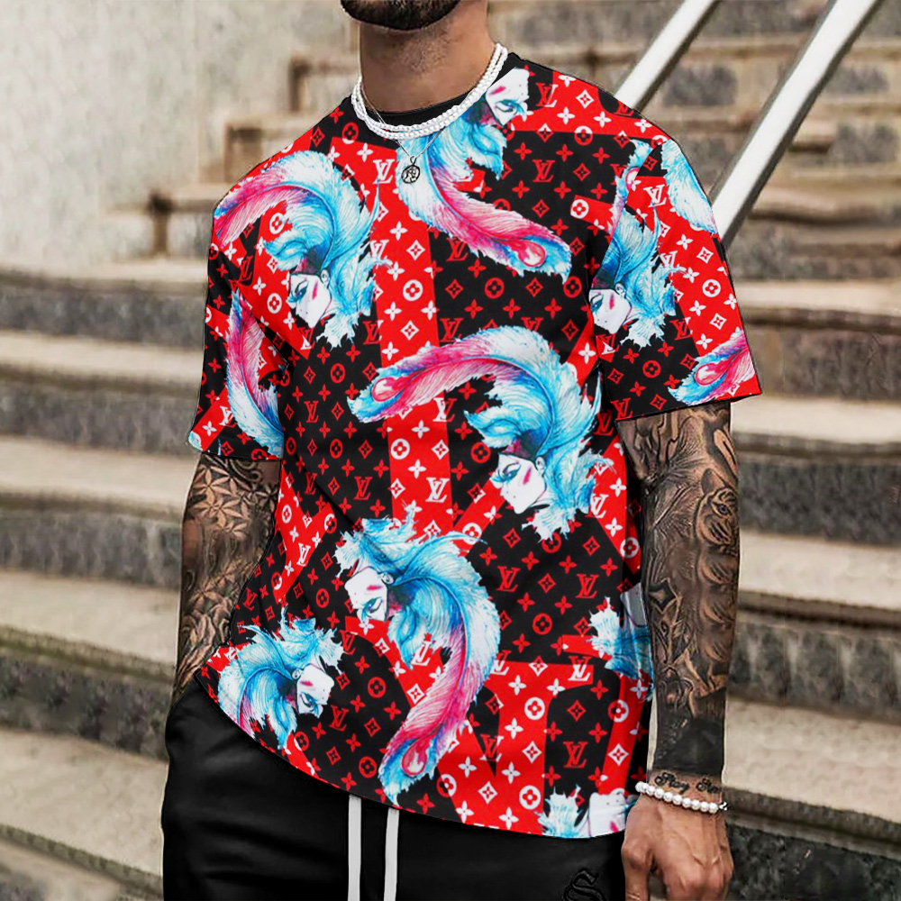 High Quality Printed Men’s 3D T-Shirt-HP240626025