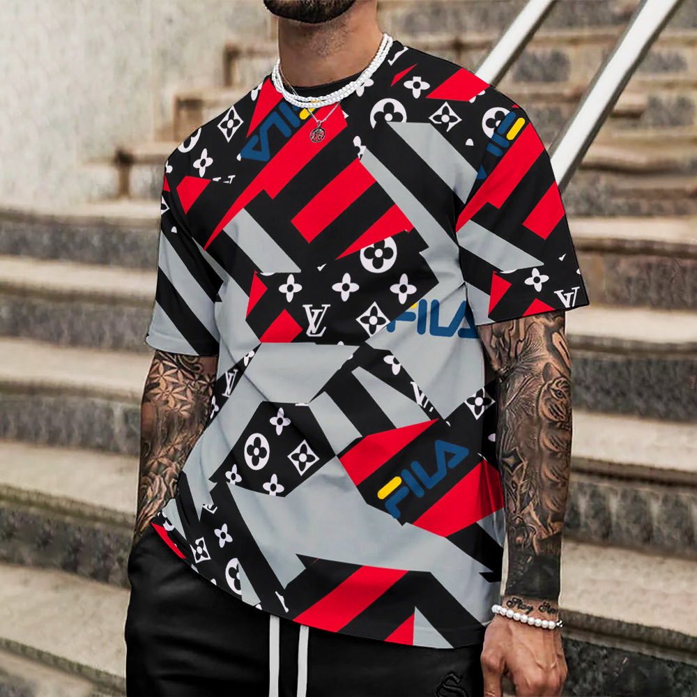 High Quality Printed Men’s 3D T-Shirt-HP240626026