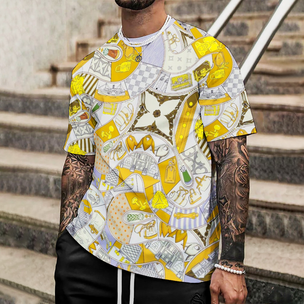 High Quality Printed Men’s 3D T-Shirt-HP240626027