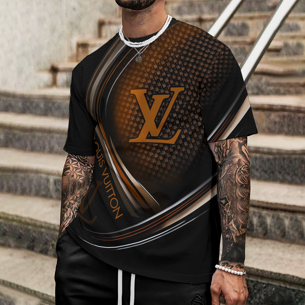 High Quality Printed Men’s 3D T-Shirt-HP240626035