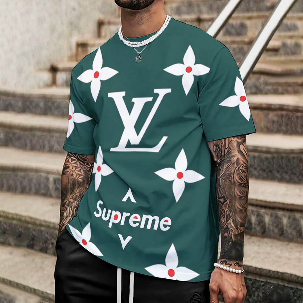 High Quality Printed Men’s 3D T-Shirt-HP24062604