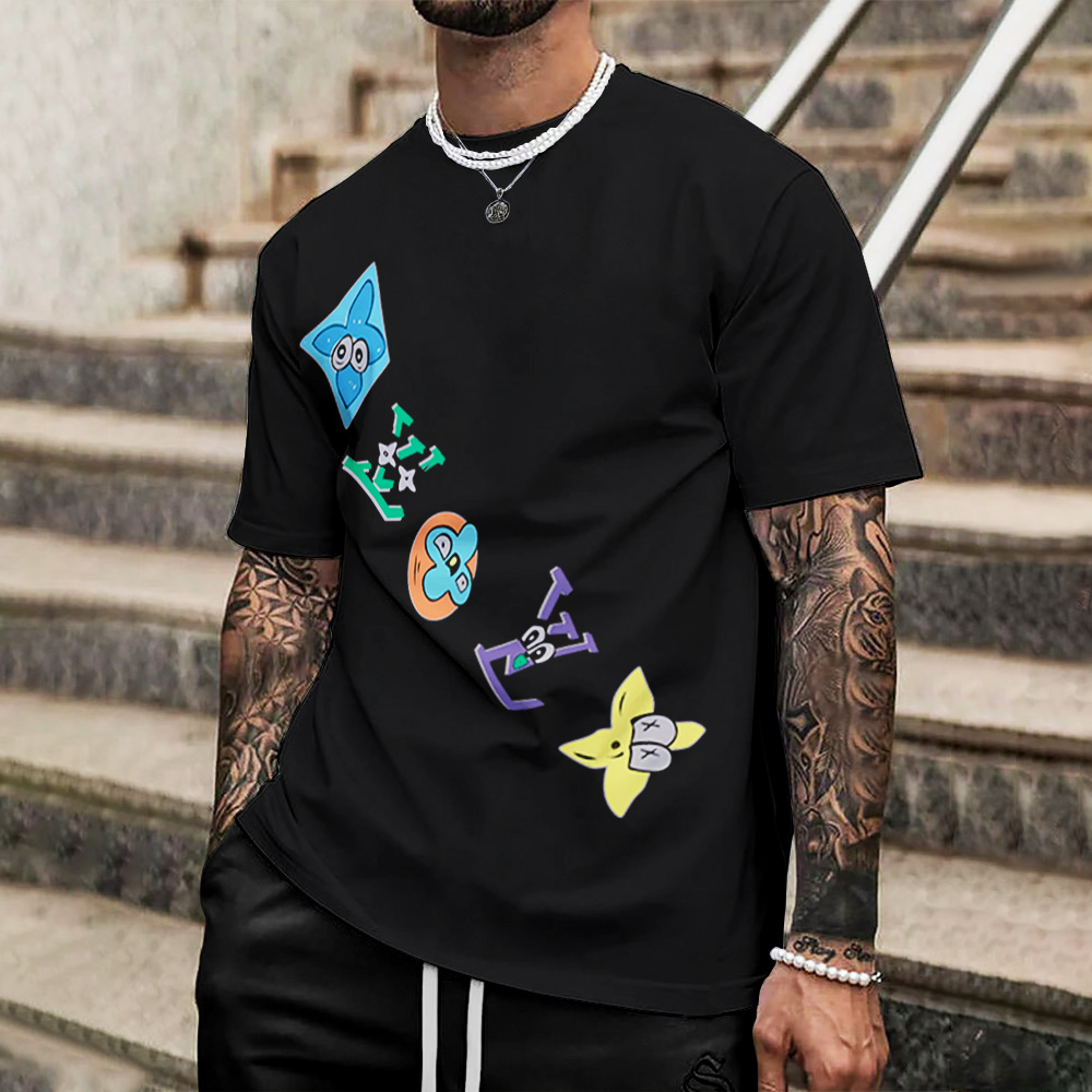 High Quality Printed Men’s 3D T-Shirt-HP240626040