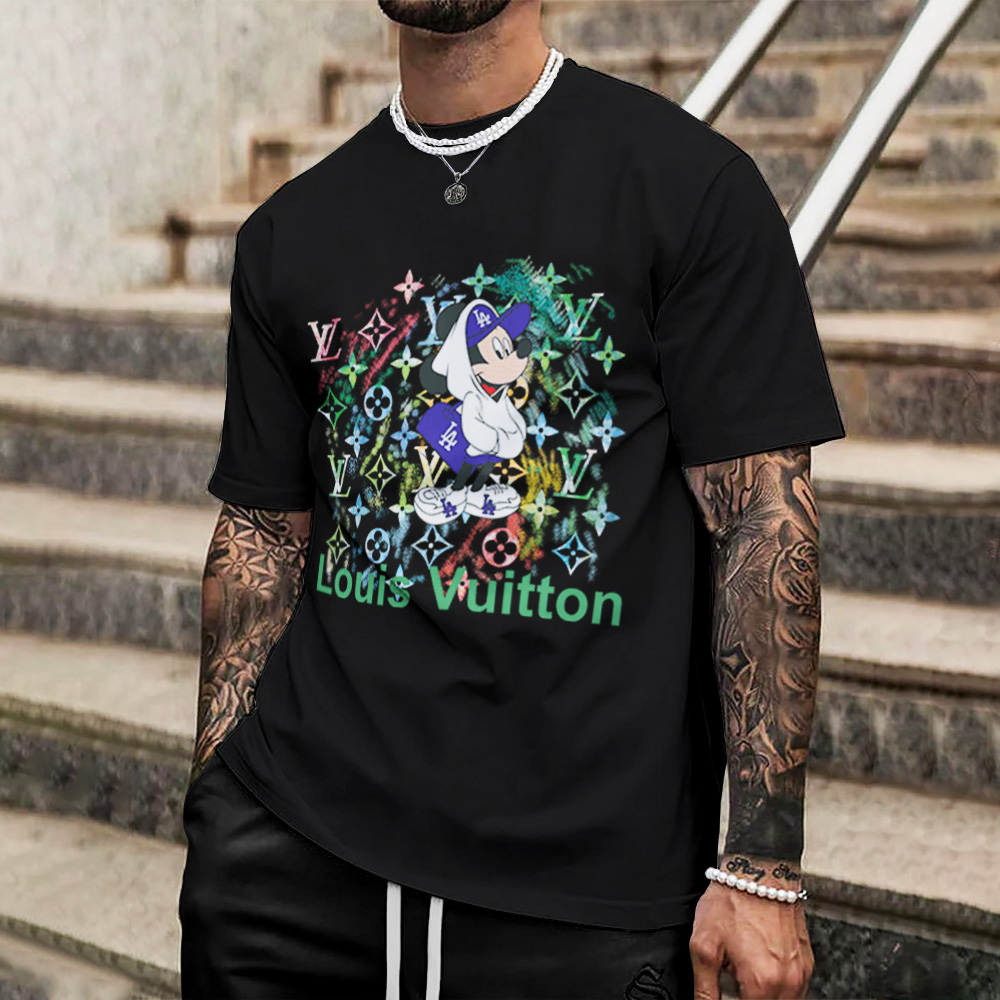 High Quality Printed Men’s 3D T-Shirt-HP240626041