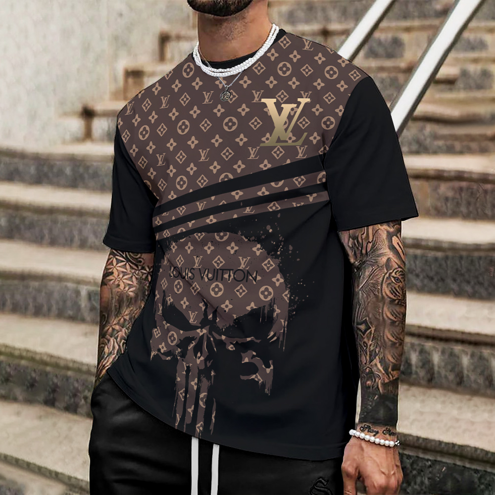 High Quality Printed Men’s 3D T-Shirt-HP24062606