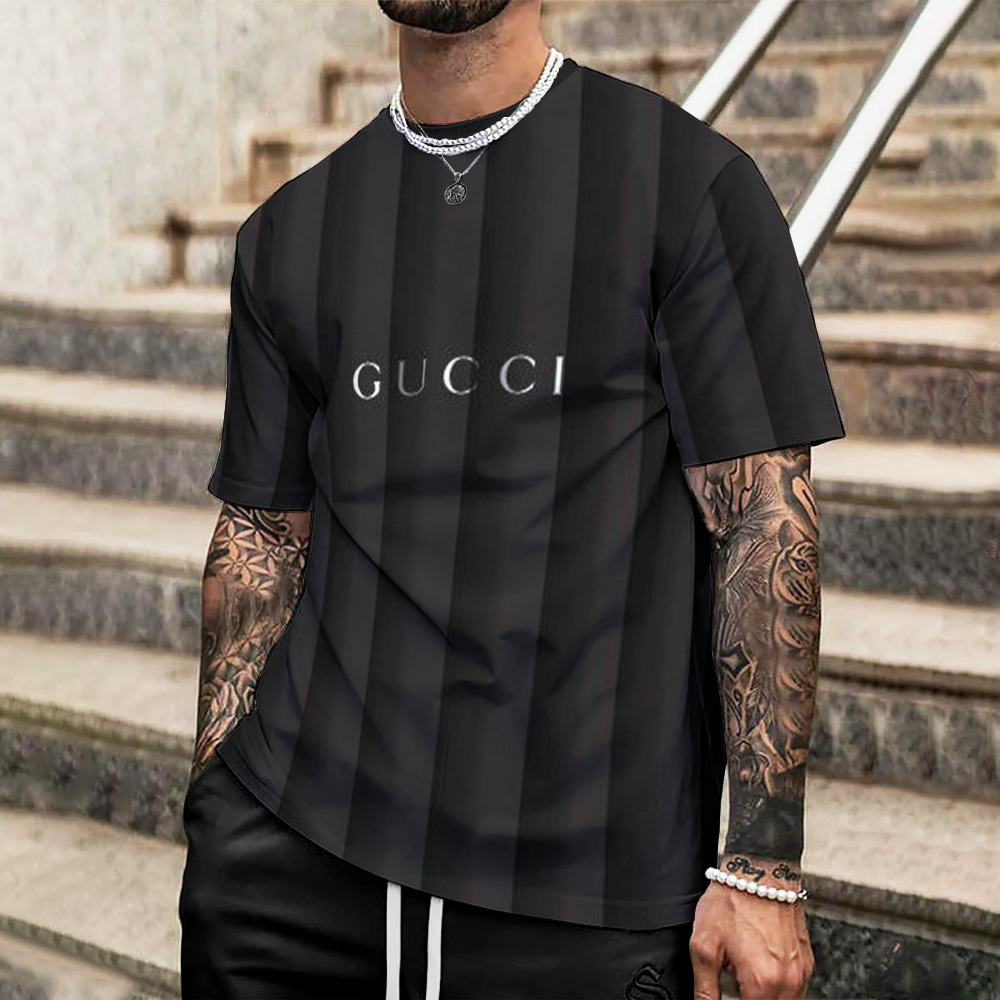 High Quality Luxury Brand Unisex T-Shirt 100% Cotton Hot Gift PEA12072403 High Quality Printed Men’s 3D T-Shirt-HP240628014