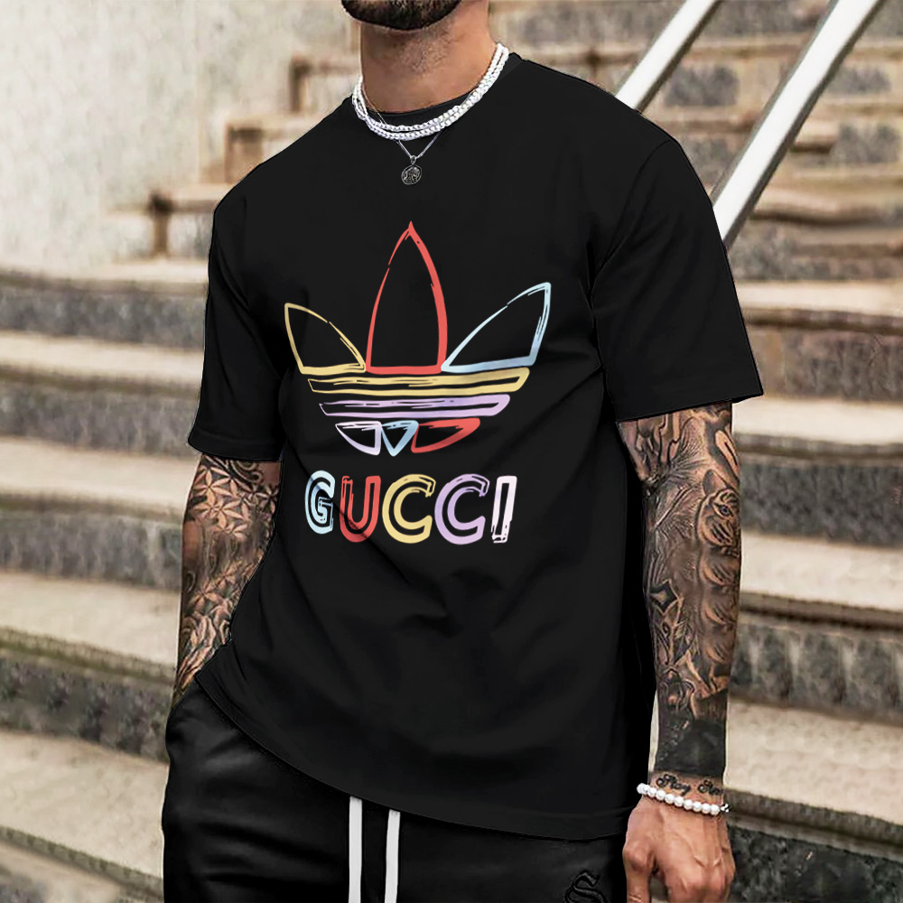 High Quality Luxury Brand Unisex T-Shirt 100% Cotton Hot Gift PEA345608 High Quality Printed Men’s 3D T-Shirt-HP240628015