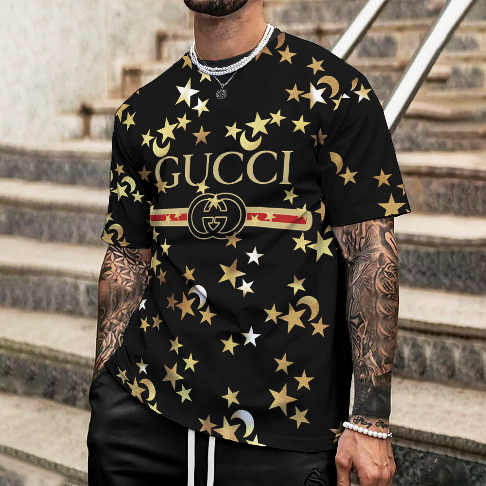 High Quality Luxury Brand Unisex T-Shirt 100% Cotton Hot Gift PEA12072403 High Quality Printed Men’s 3D T-Shirt-HP240628023