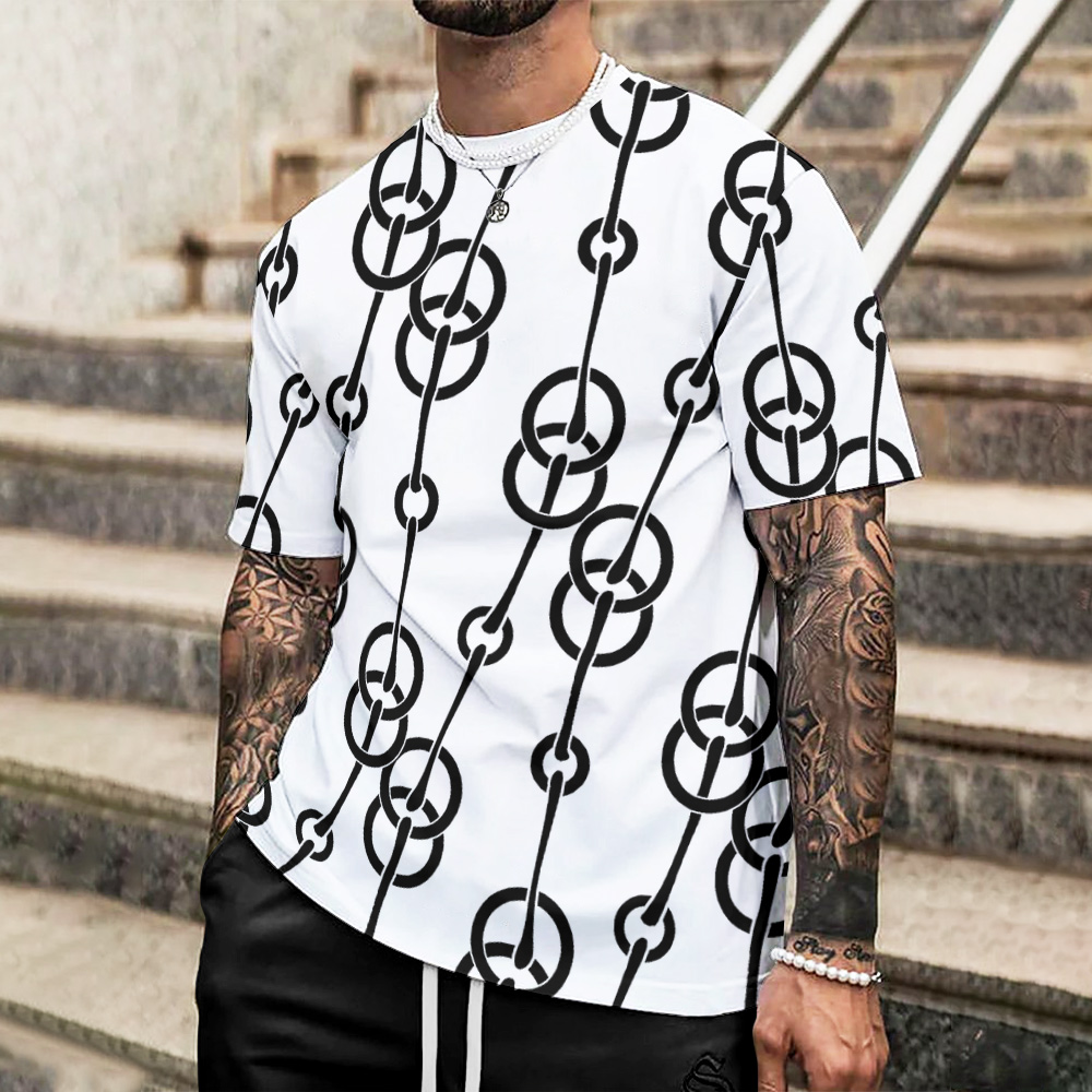 High Quality Printed Men’s 3D T-Shirt-HP240628031