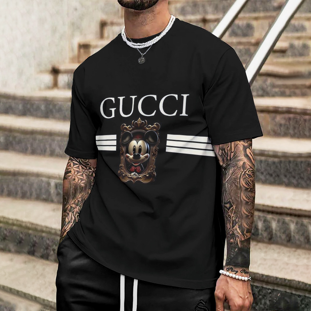 High Quality Printed Men’s 3D T-Shirt-HP240628037