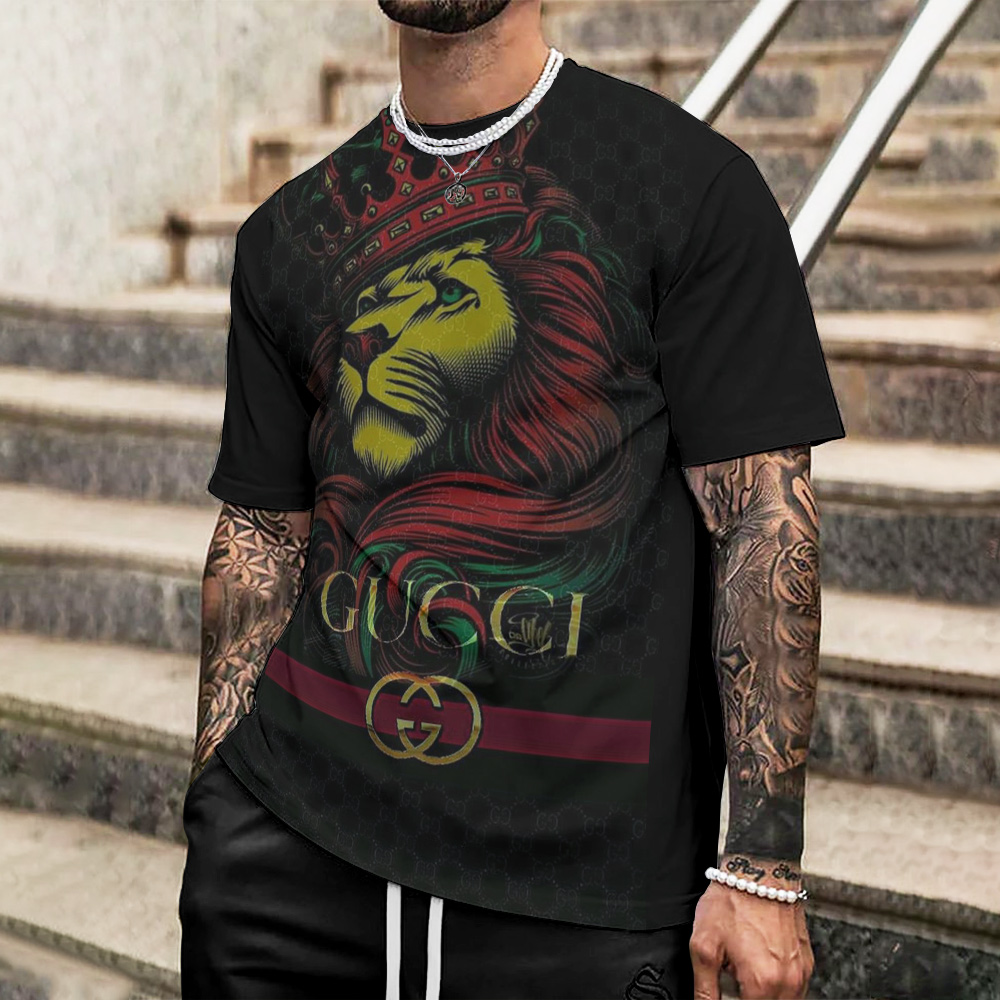 High Quality Printed Men’s 3D T-Shirt-HP240628038