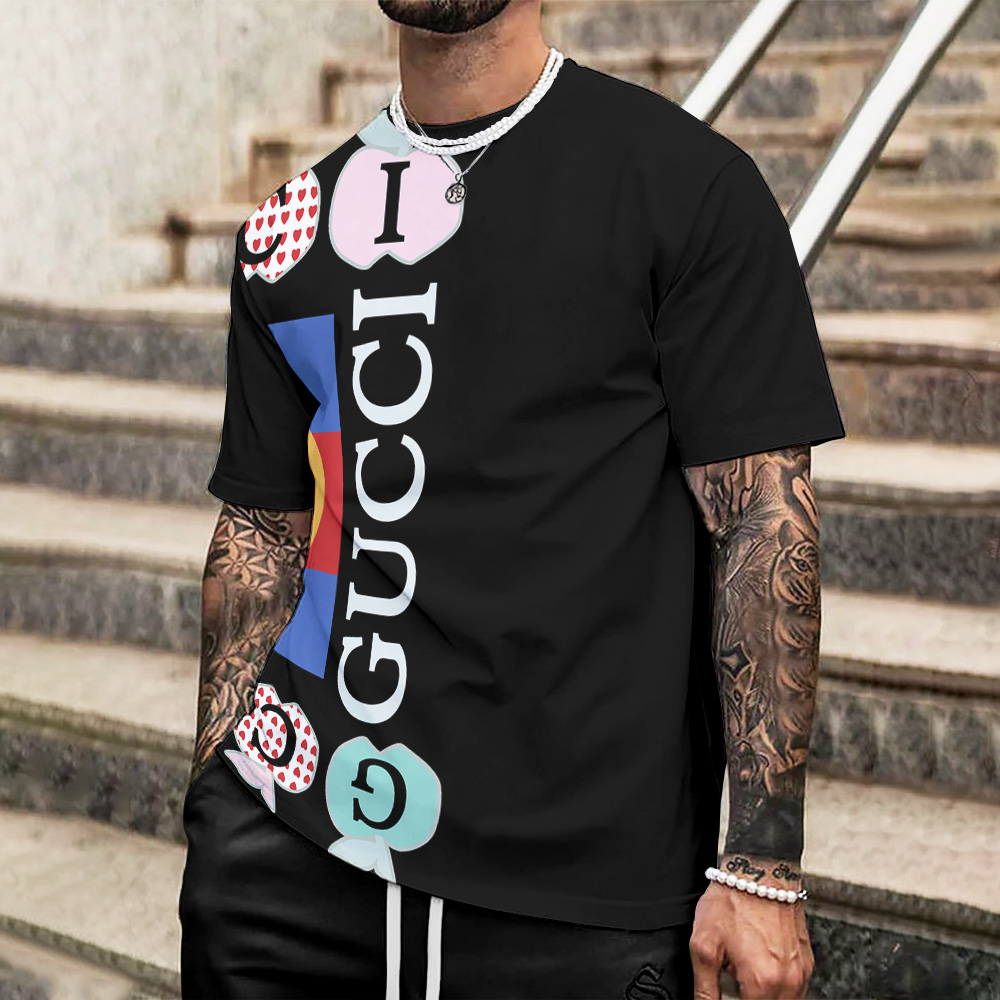 High Quality Printed Men’s 3D T-Shirt-HP240628042