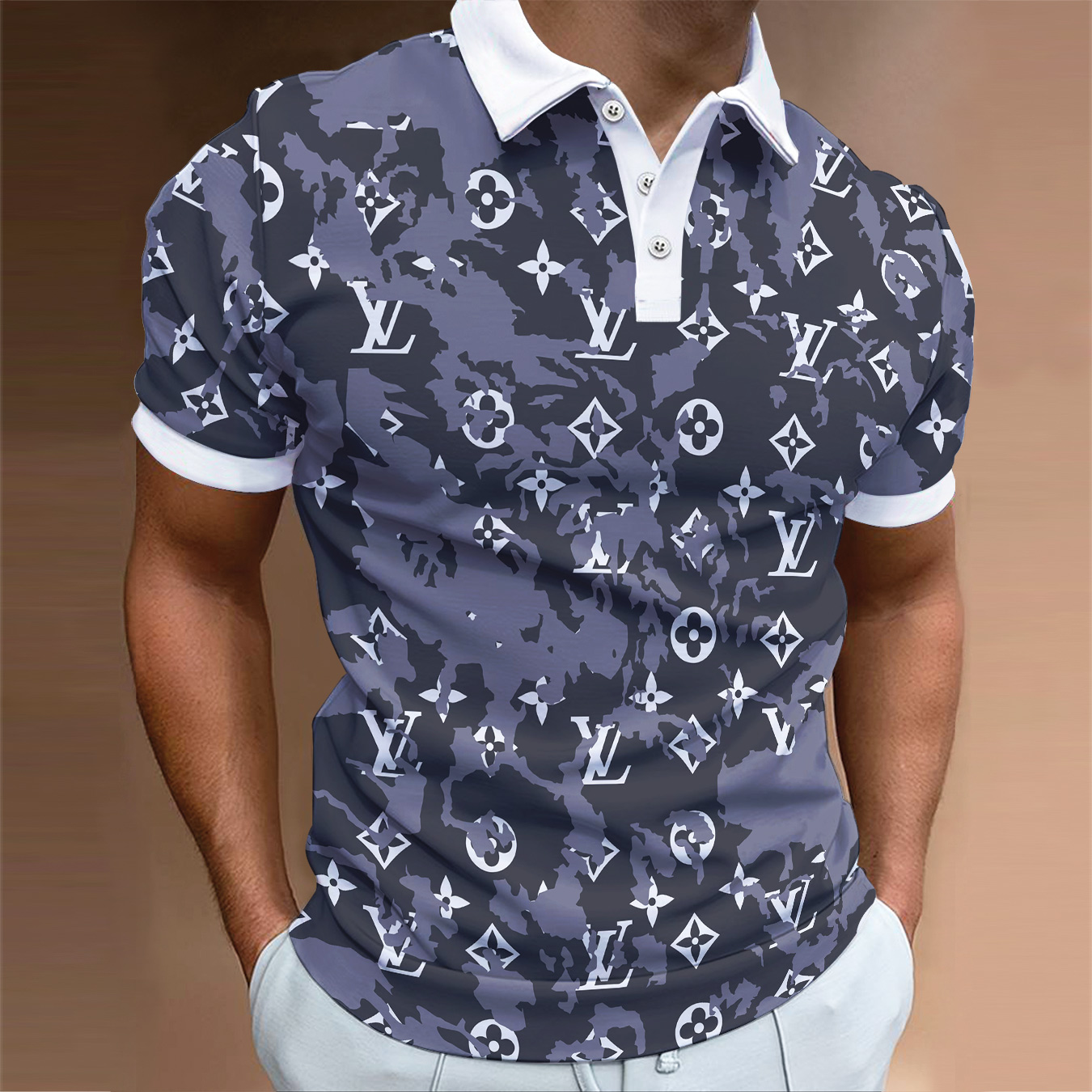 High Quality Printed Men’s Polo-Shirt-HP240622001