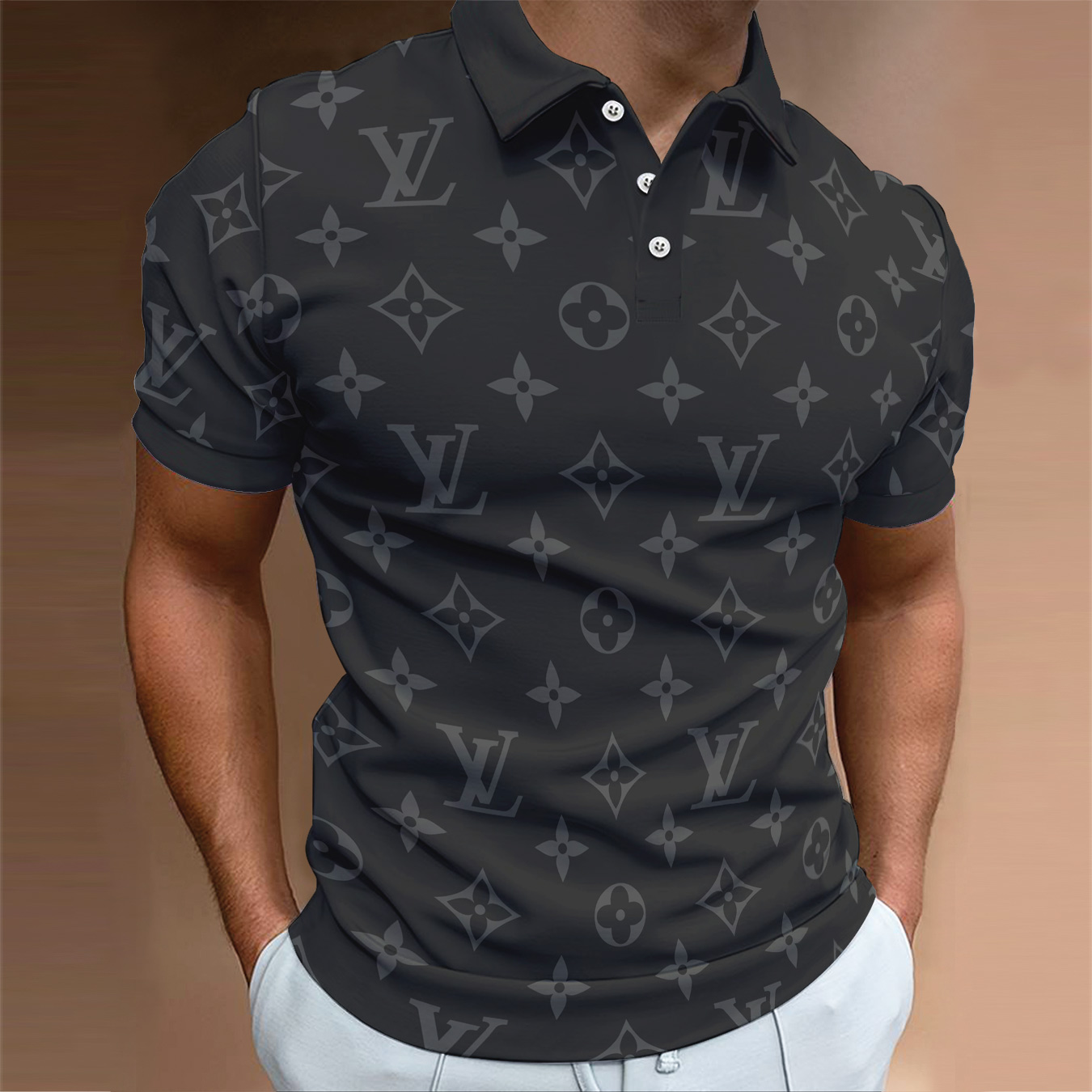 High Quality Printed Men’s Polo-Shirt-HP2406220011