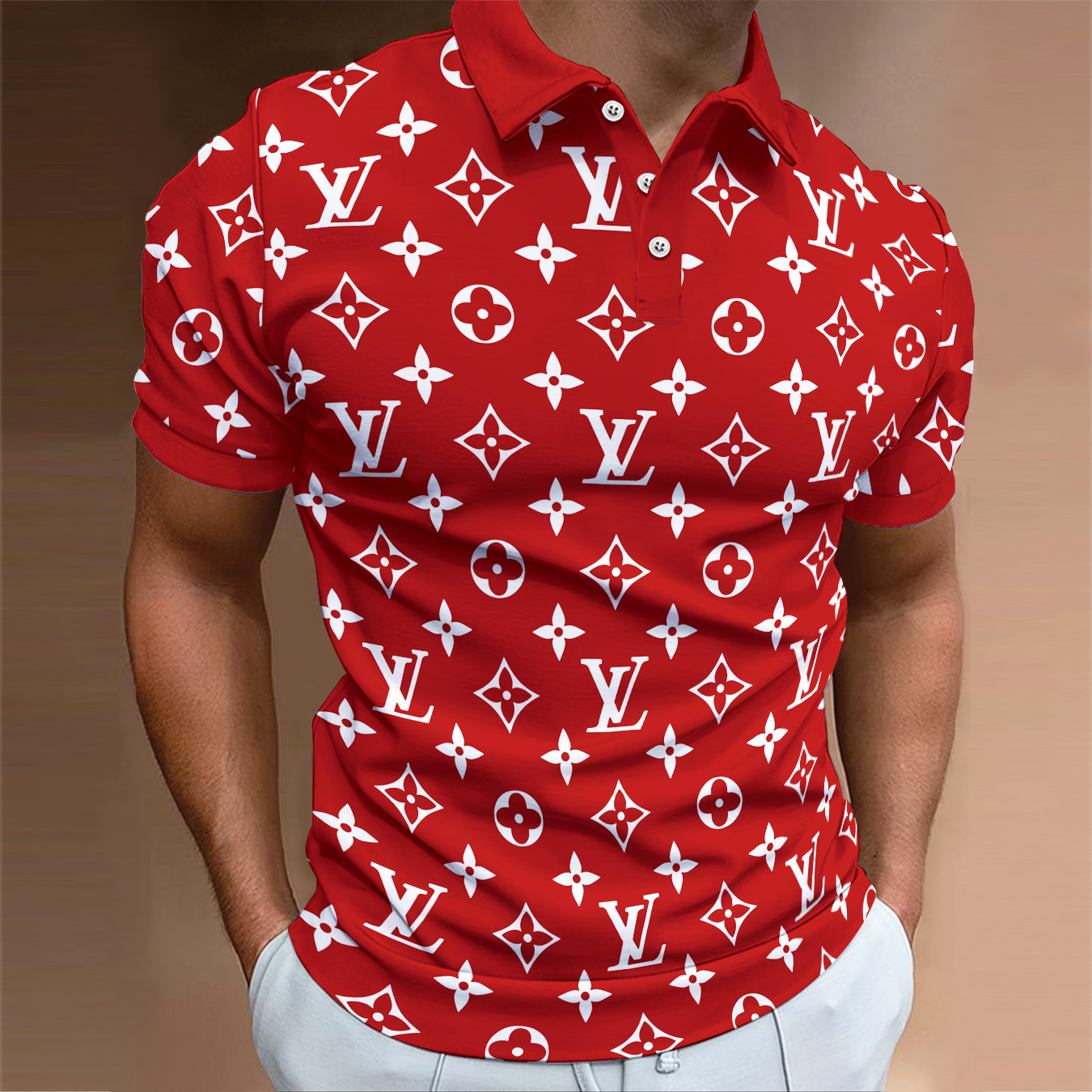 High Quality Printed Men’s Polo-Shirt-HP2406220013