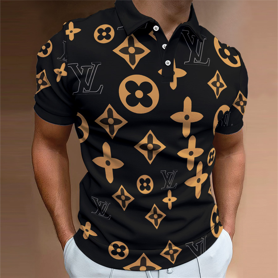 High Quality Printed Men’s Polo-Shirt-HP2406220021