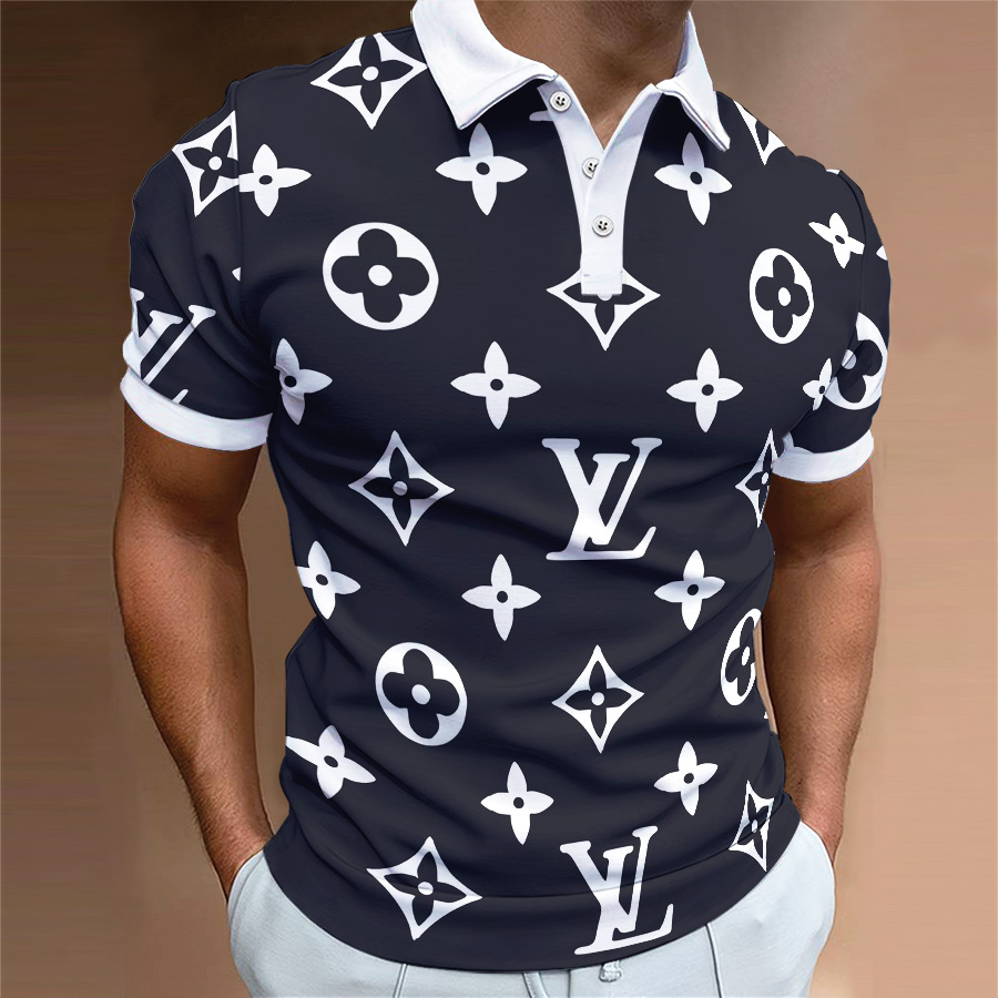 High Quality Printed Men’s Polo-Shirt-HP2406220023