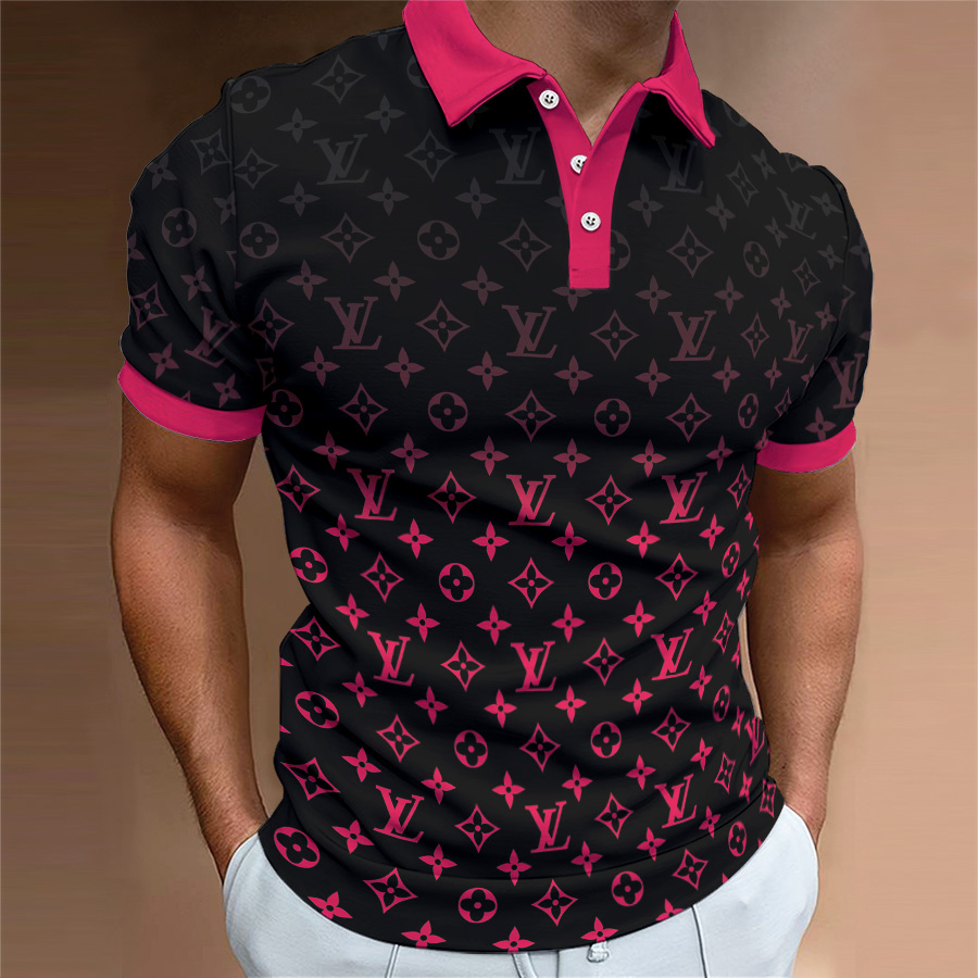 High Quality Printed Men’s Polo-Shirt-HP2406220025