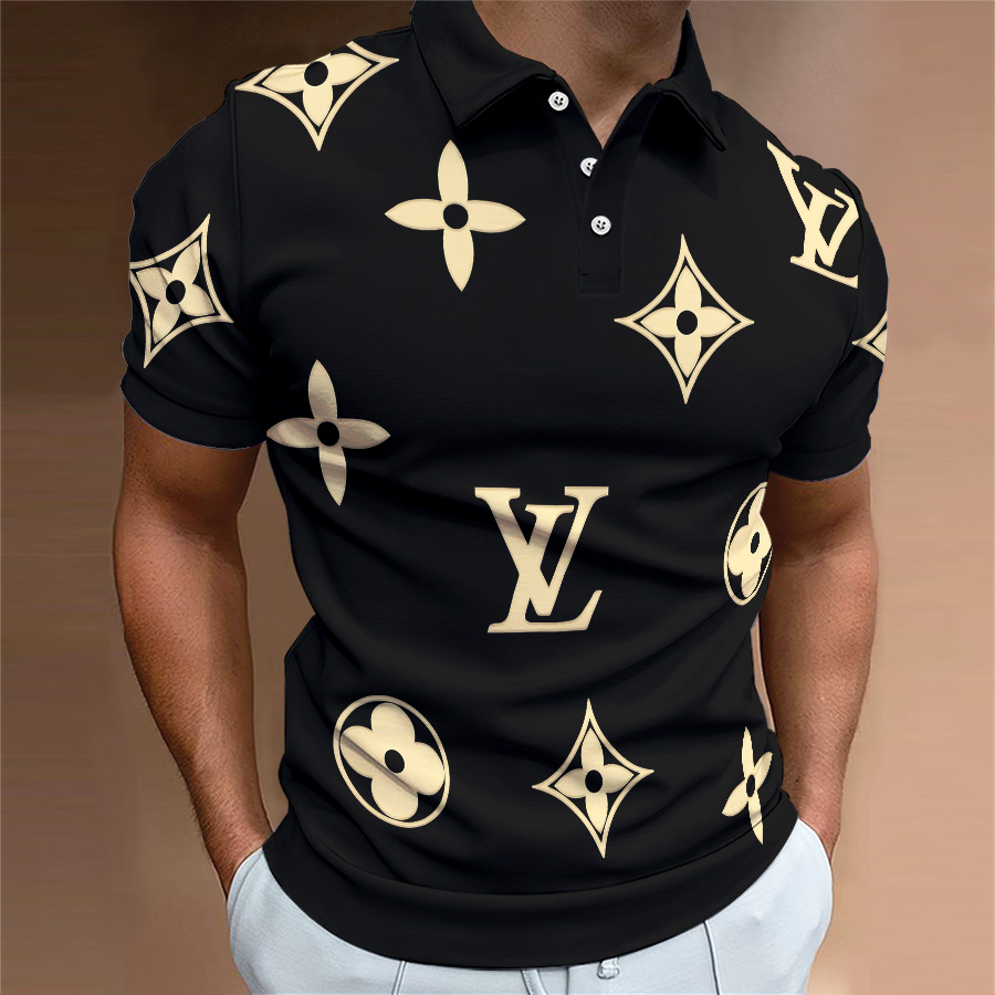 High Quality Printed Men’s Polo-Shirt-HP2406220027