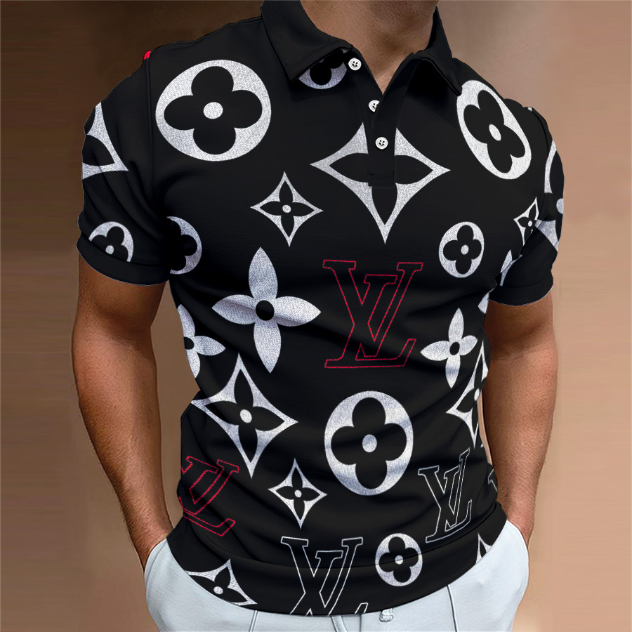 High Quality Printed Men’s Polo-Shirt-HP2406220031