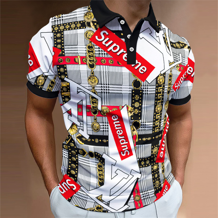 High Quality Printed Men’s Polo-Shirt-HP2406220032