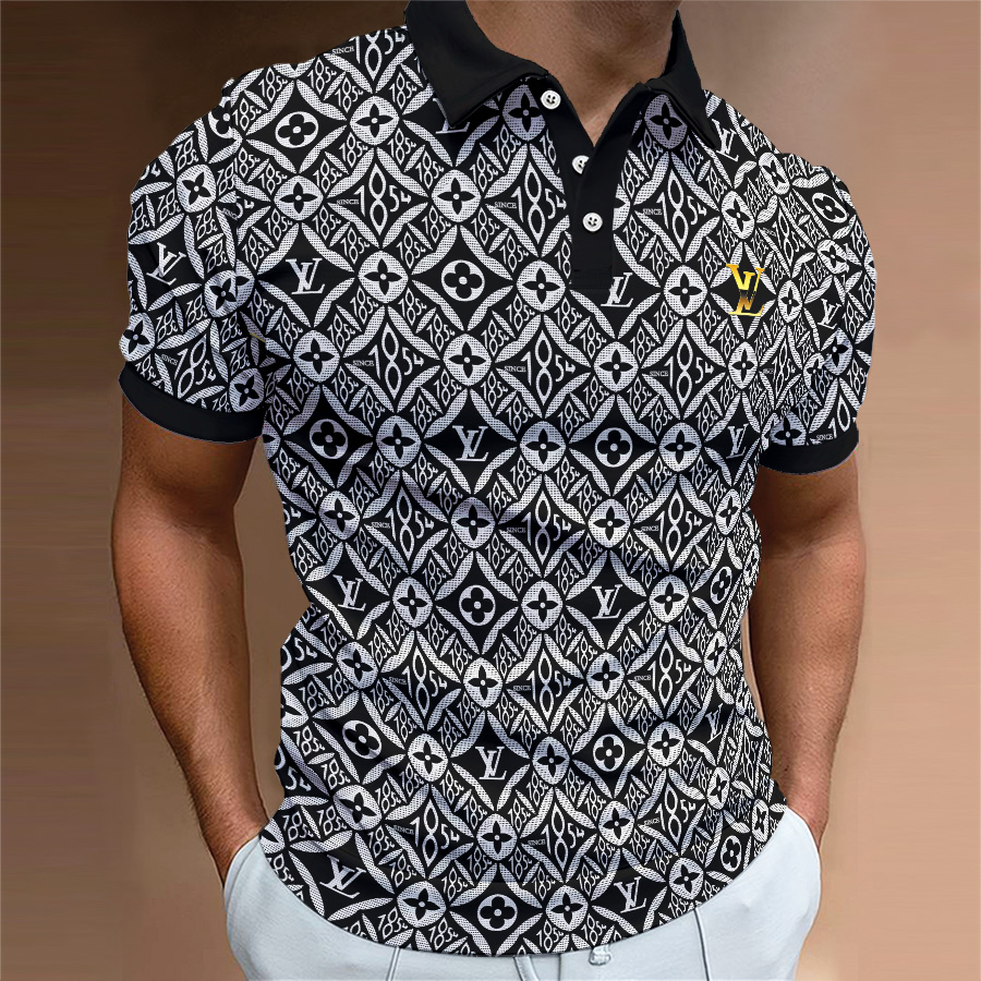 High Quality Printed Men’s Polo-Shirt-HP2406220033